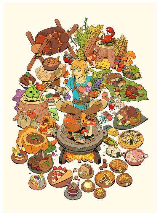 Food of the Wild by kami (@karekareo)