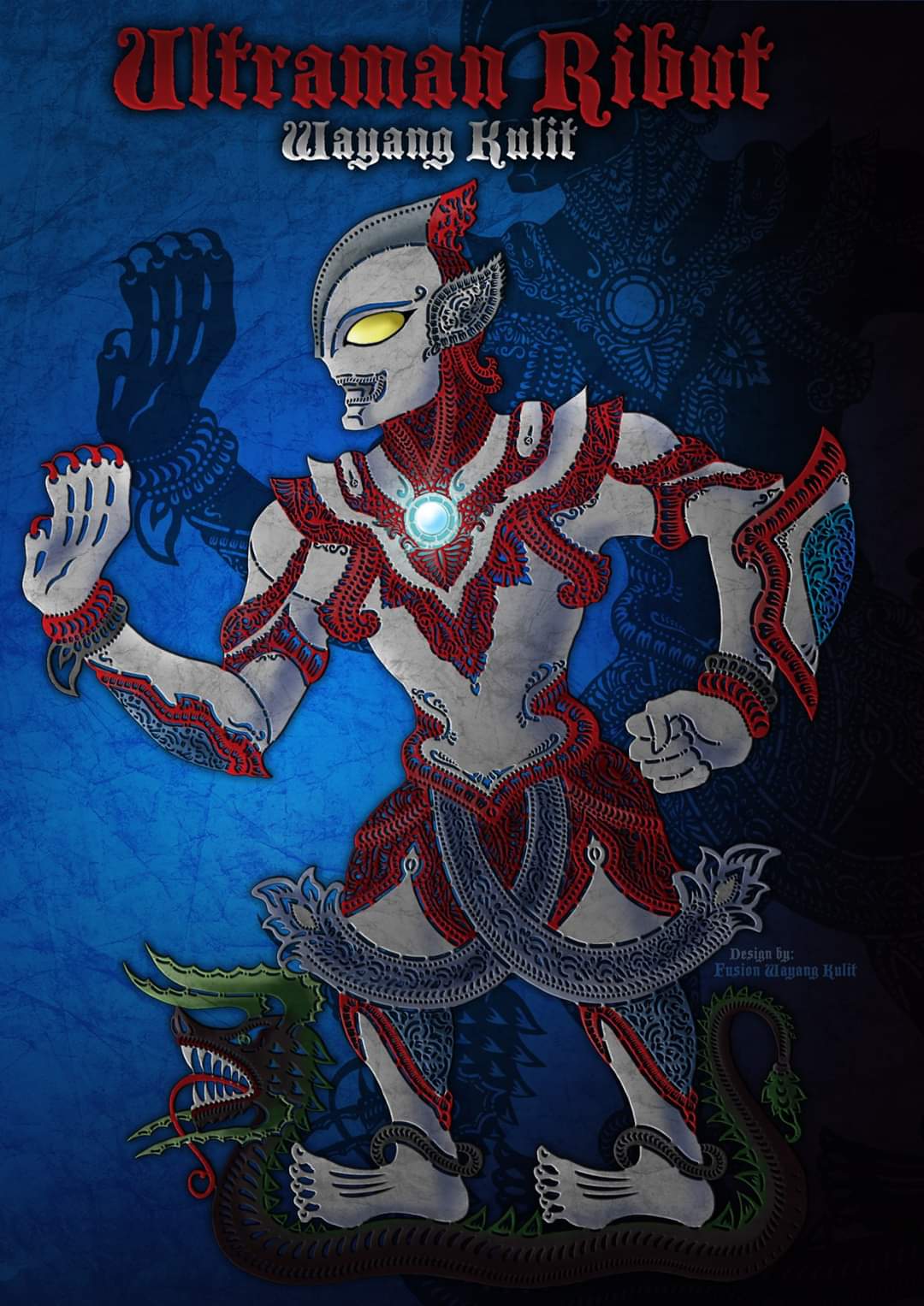 Ultraman Ribut Song For Ultraman Day here is Ultraman Ribut, Wayang Kulit style | Scrolller