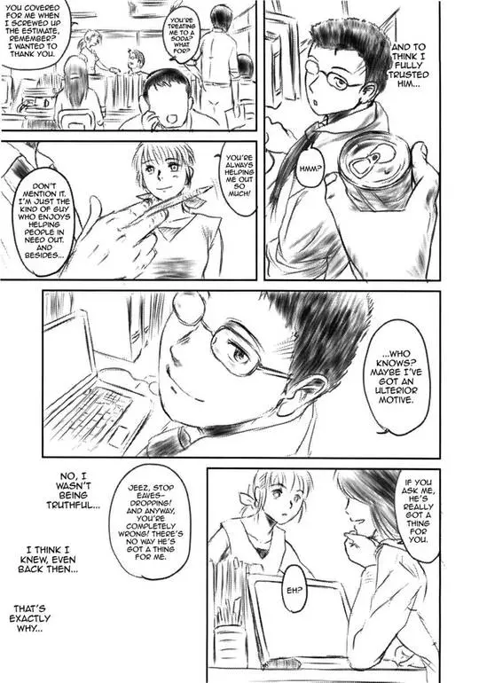 Netorare manga Fork in the Road featuring Fumi and Dyouta in explicit sexual poses