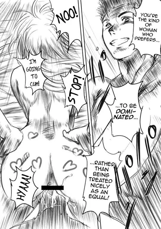 Netorare manga Fork in the Road featuring Fumi and Dyouta in explicit sexual poses
