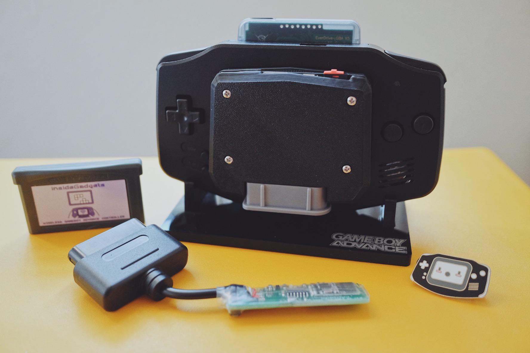 GBA Consolizer with BoxyPixel aluminum shell, GBAx5 everdrive, and ...