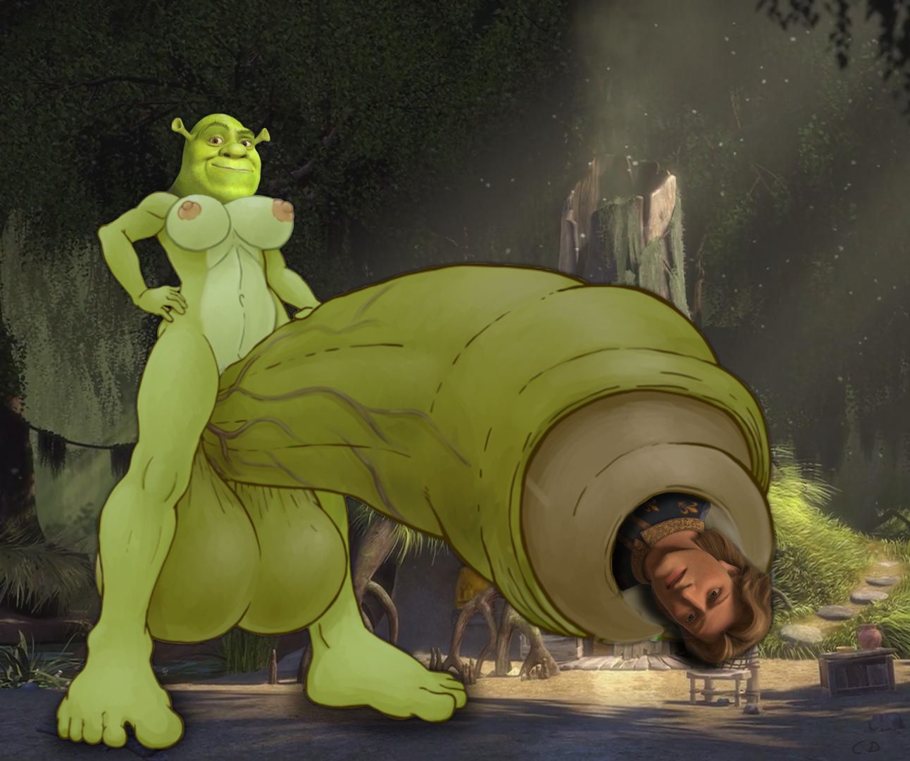 Shrek's cock