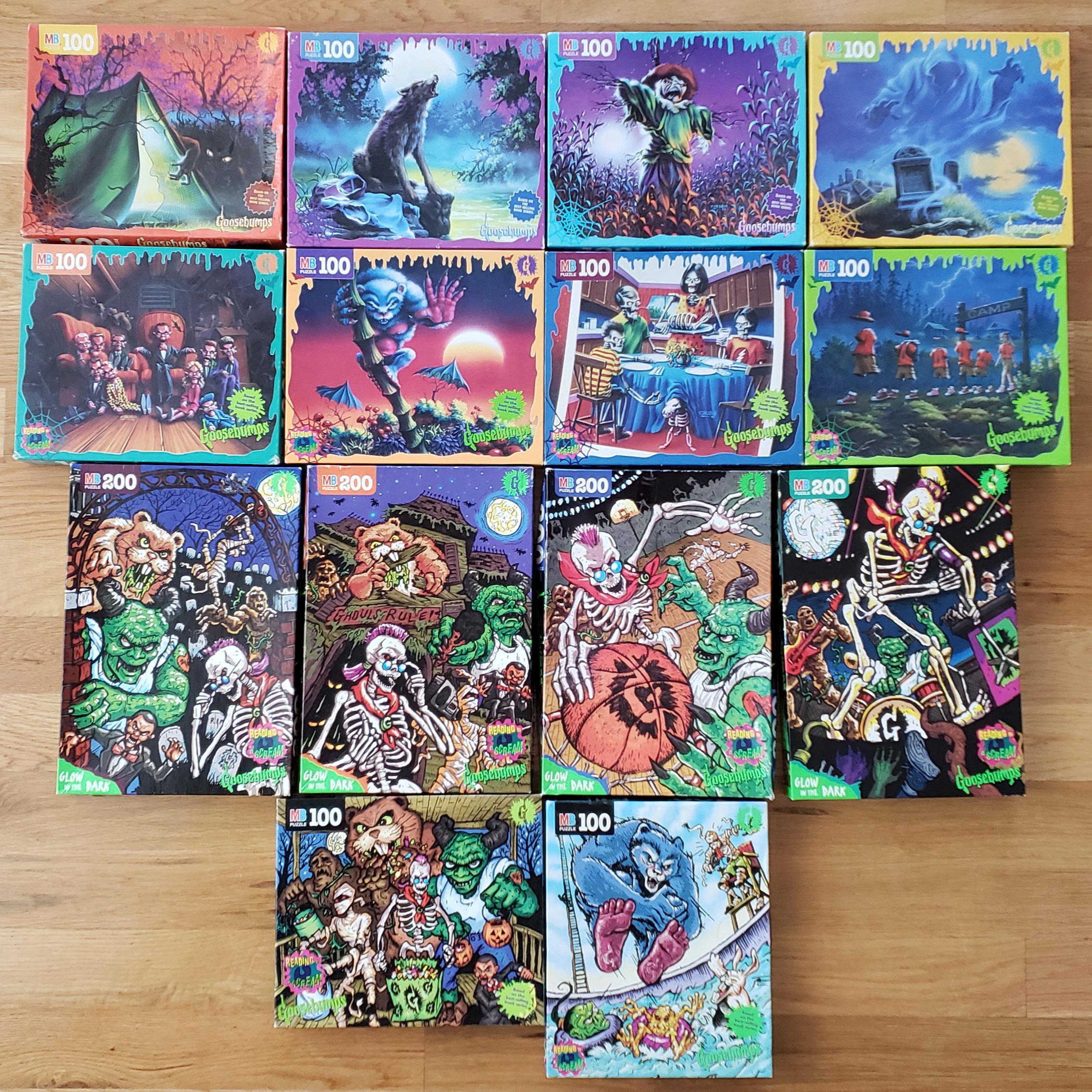 Goosebumps puzzles! Scrolller