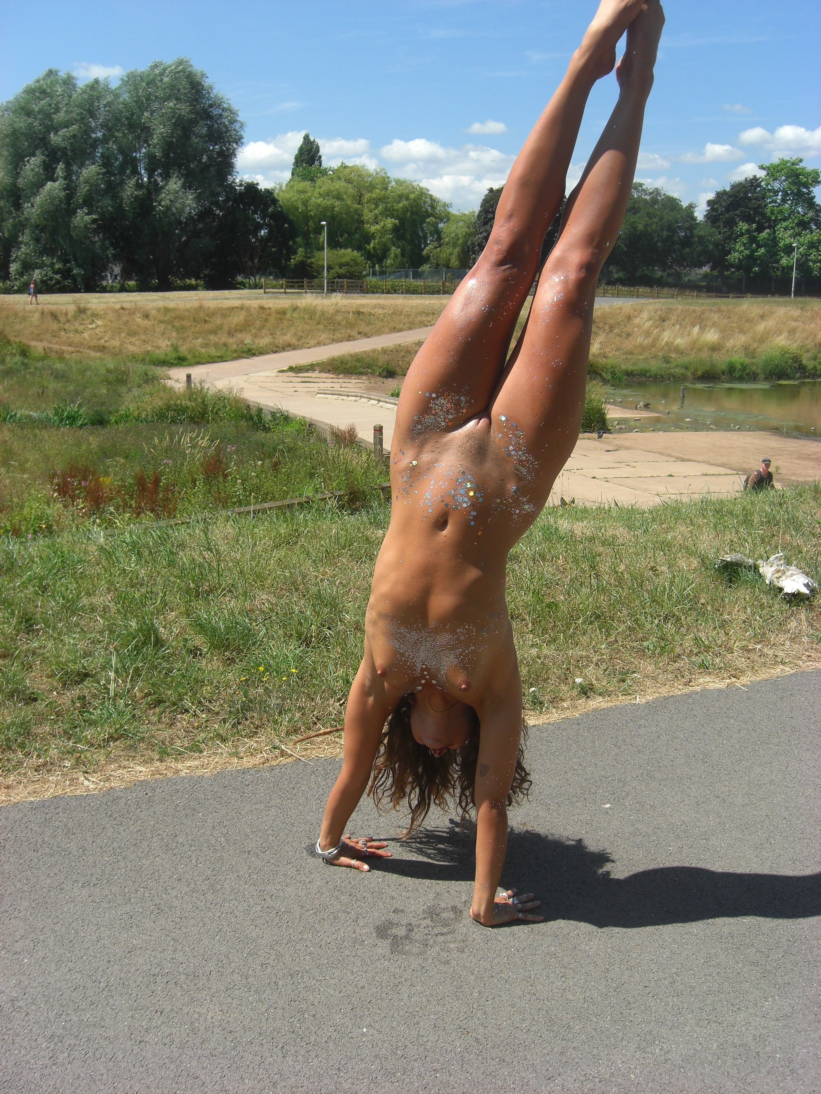 Nude Handstand