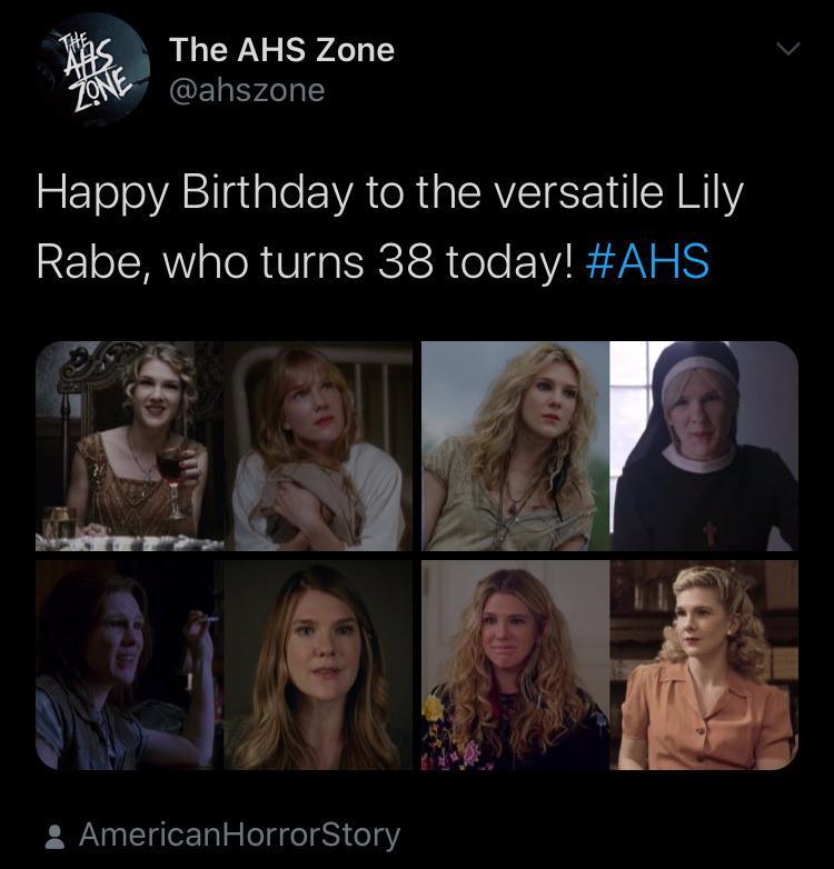 Happy Birthday, Lily Rabe! Which of her roles is your favorite? | Scrolller