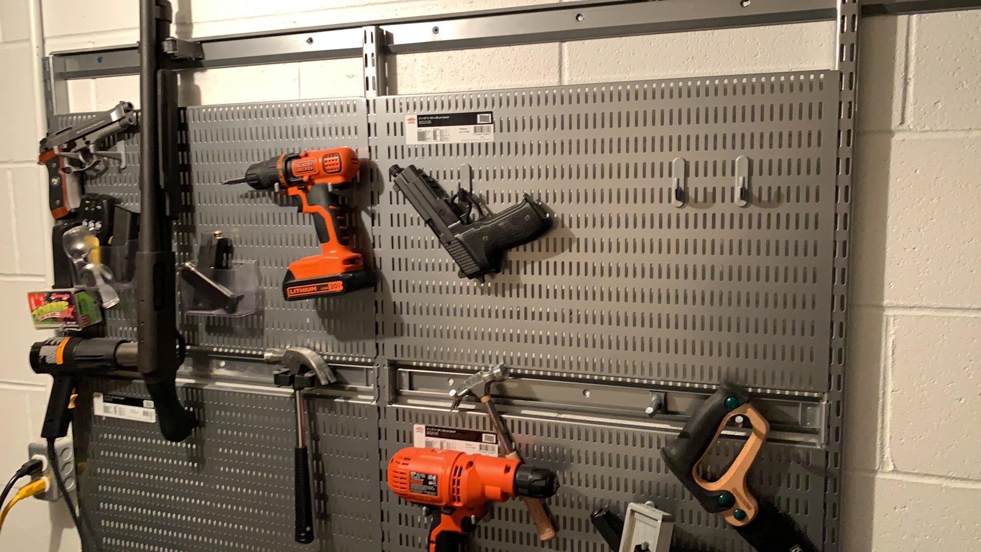 Has anyone used elfa storage for a gun rack? If so can you let me know