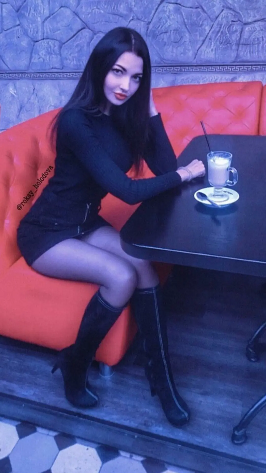 Having a cup of tea