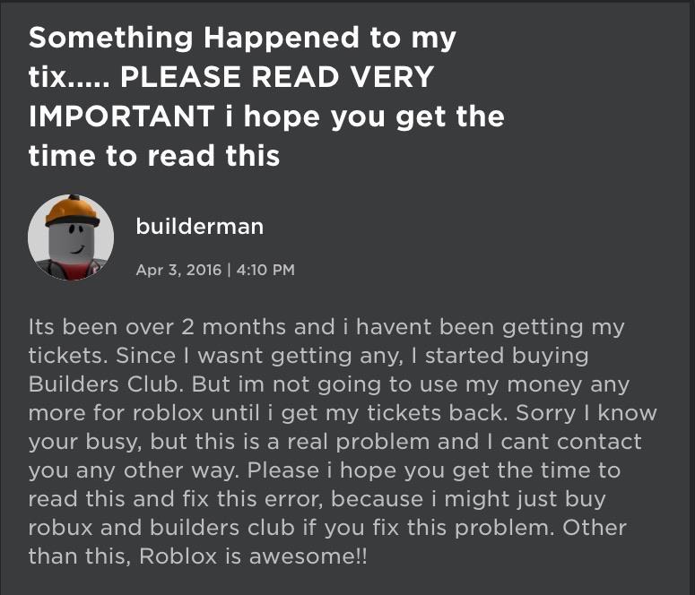 Heartbreaking message I sent builderman when I was younger... | Scrolller