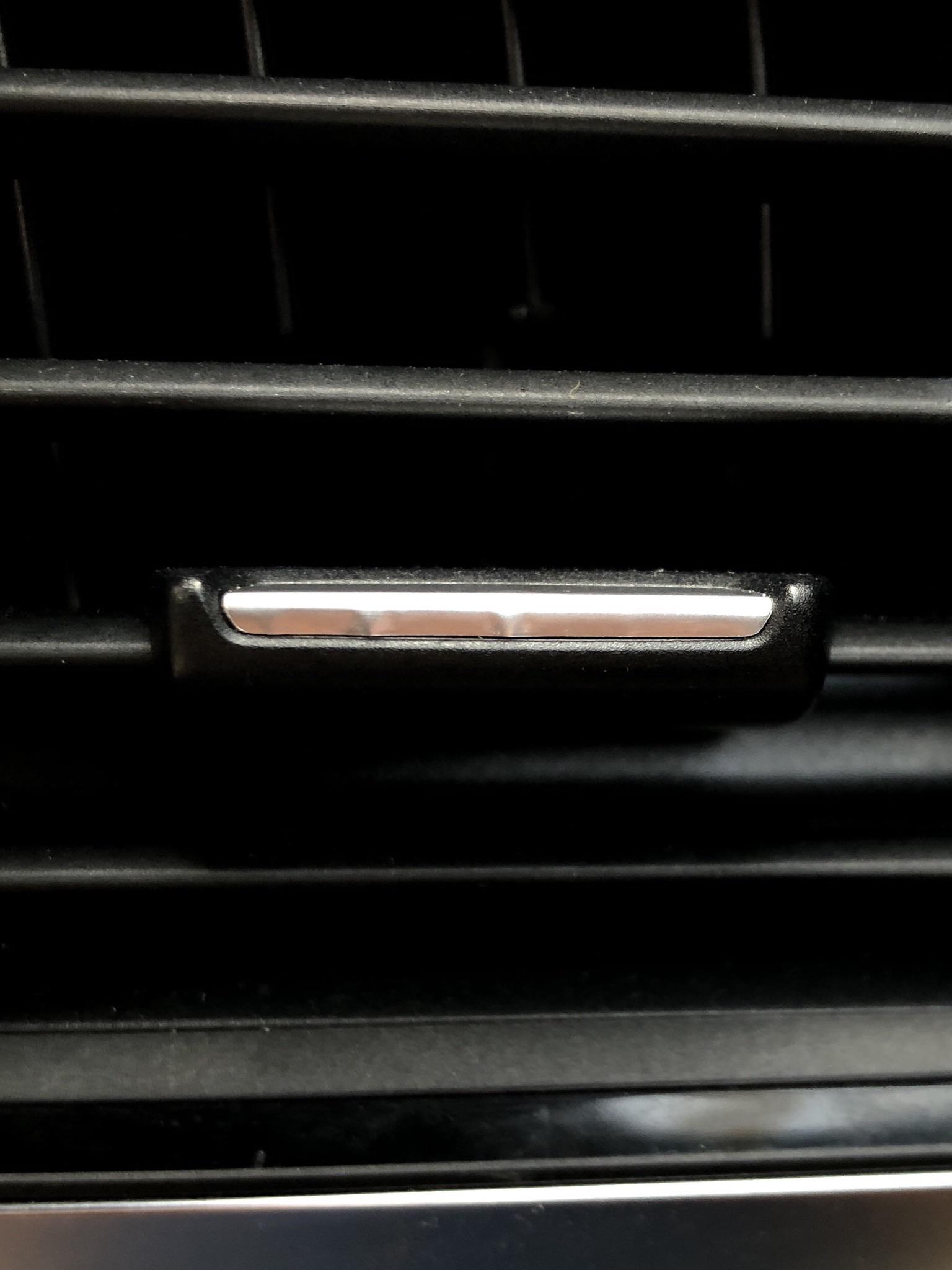 Help! Peeling AC vent adjustment chrome Scrolller