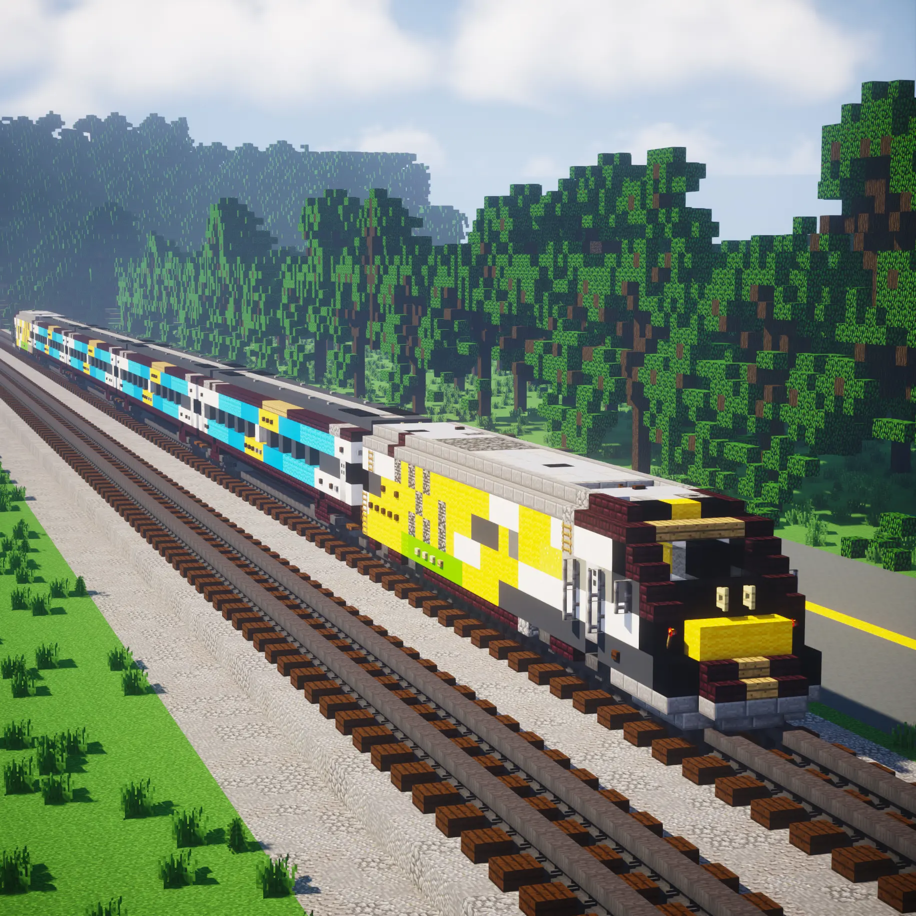 Hi I just built the Brightline train in Minecraft, hope you guys like ...