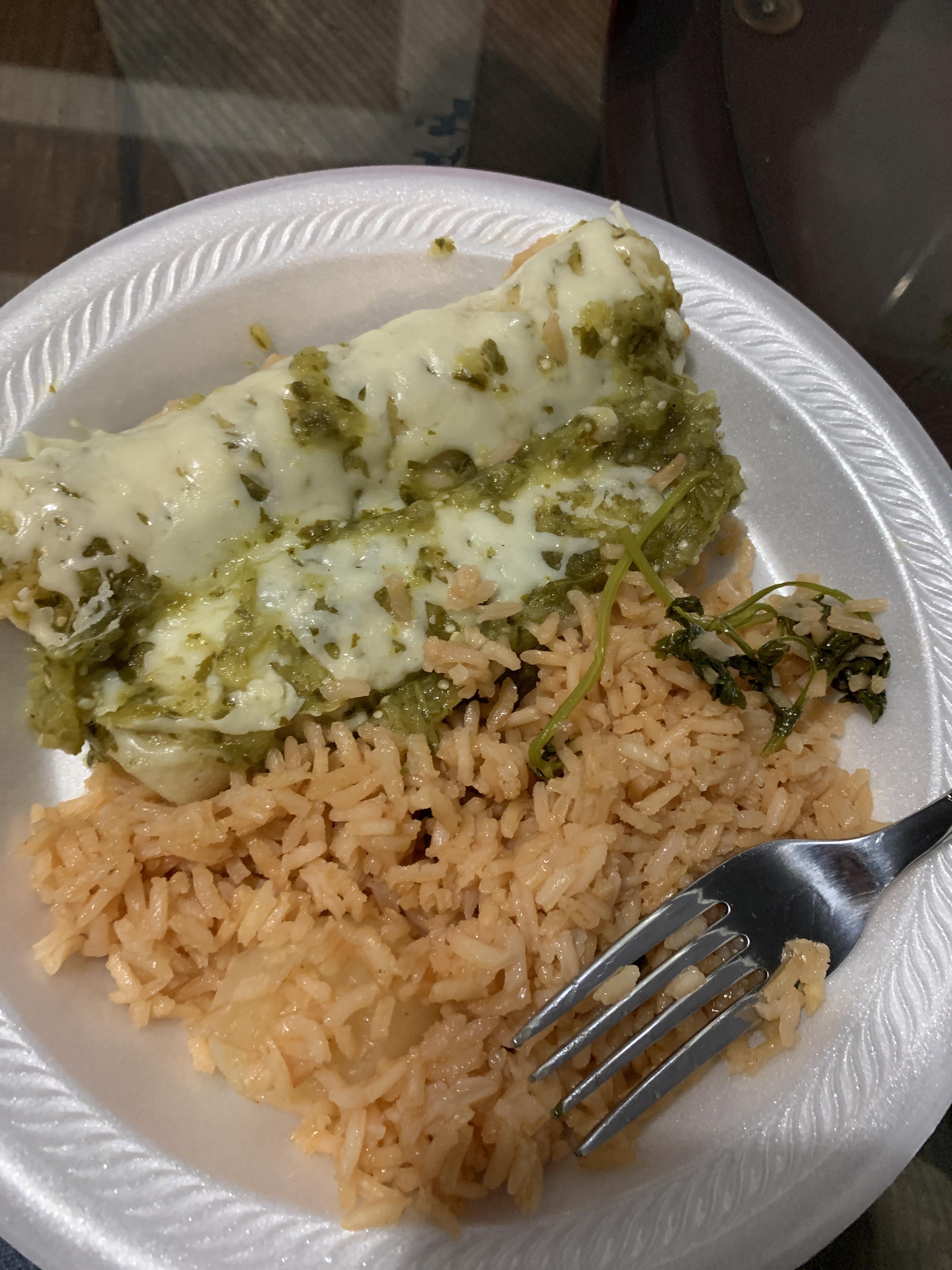Homemade enchiladas verdes! Better than restaurant 😝 Scrolller