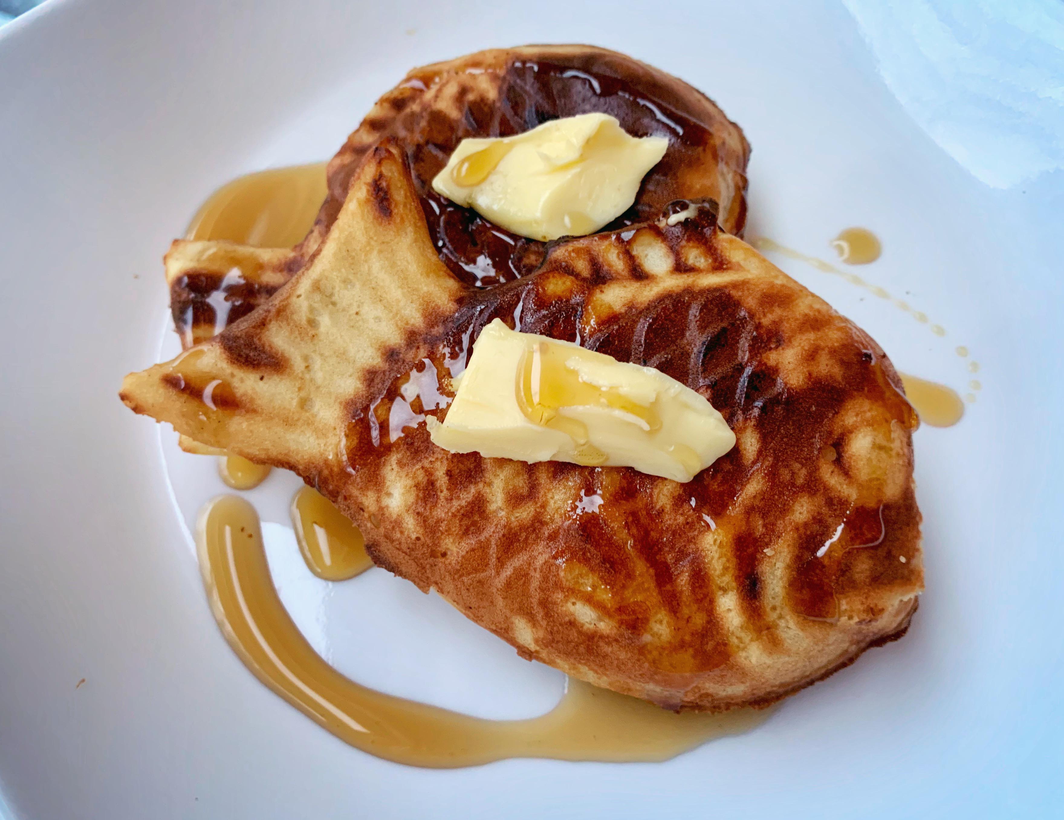 Homemade Taiyaki! Aka Japanese fish waffles! Americanized with butter