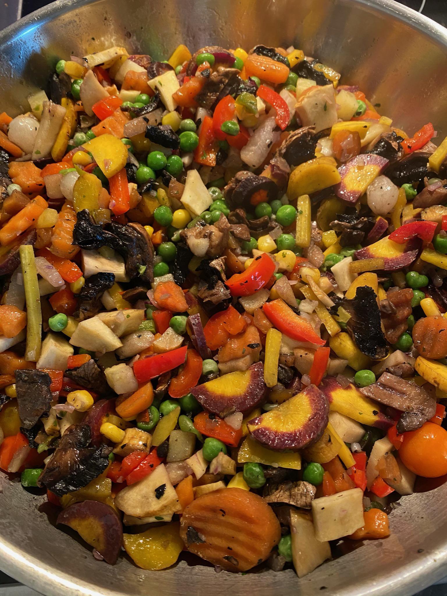 [Homemade] vegatable mix pan | Scrolller