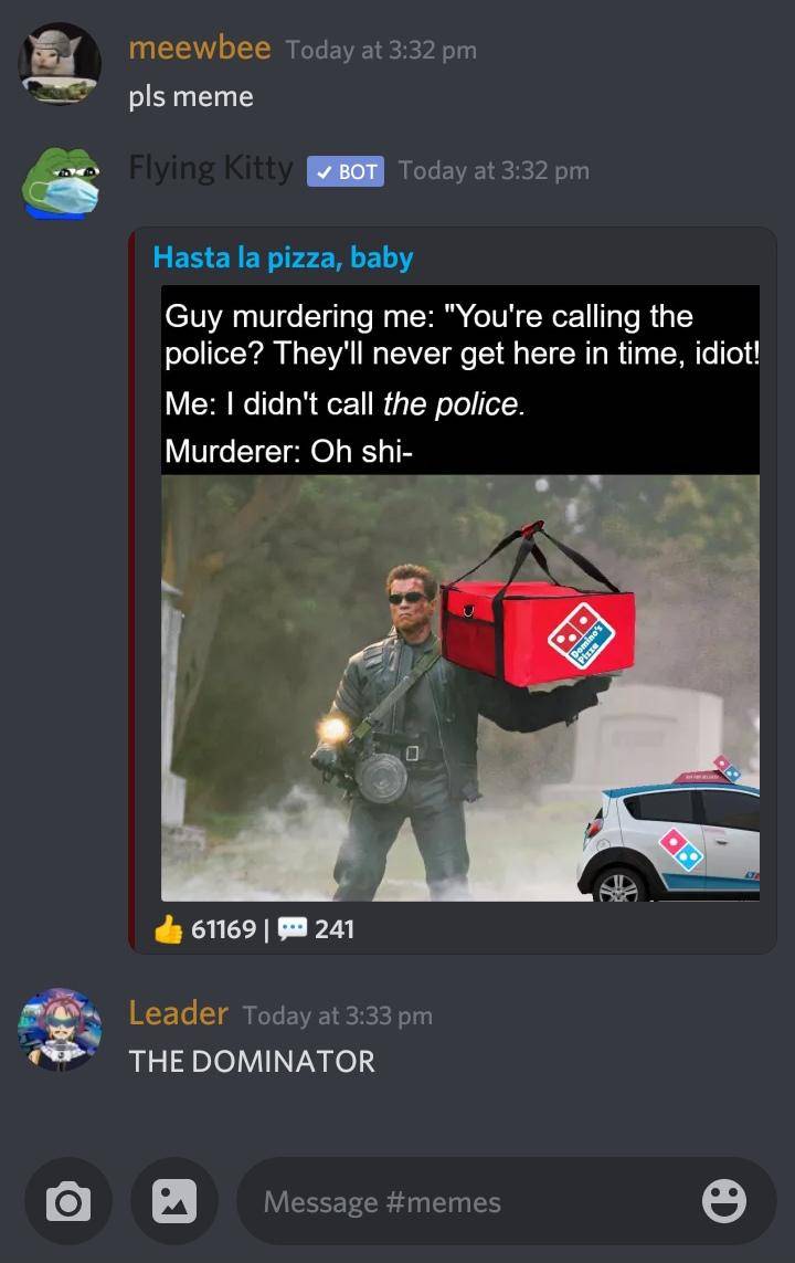 How Carl is with Pizza Scrolller