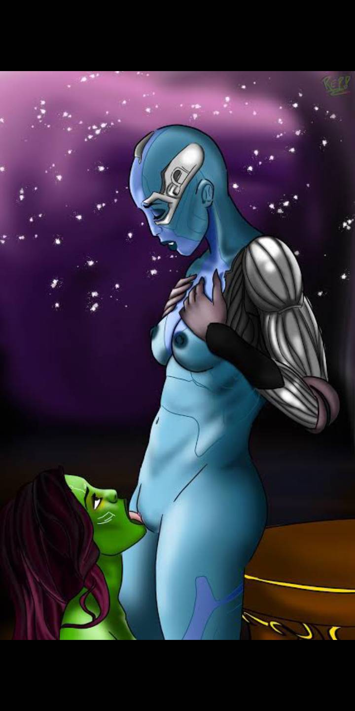 Gamora nebula peter threesome
