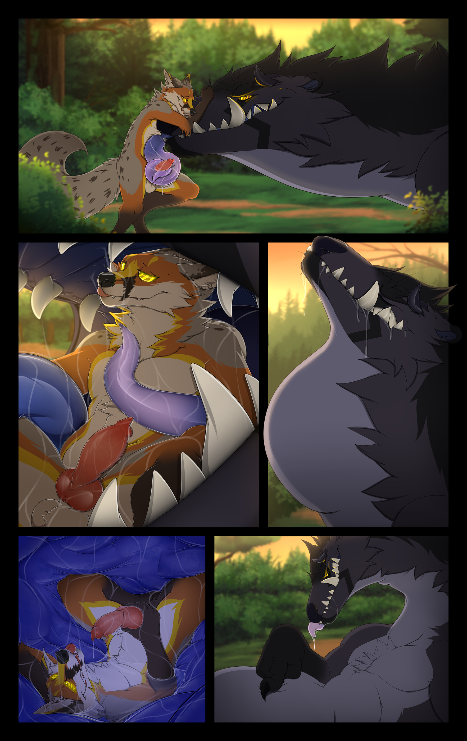 Hypno Vore furry oral soft M/m Scrolller.