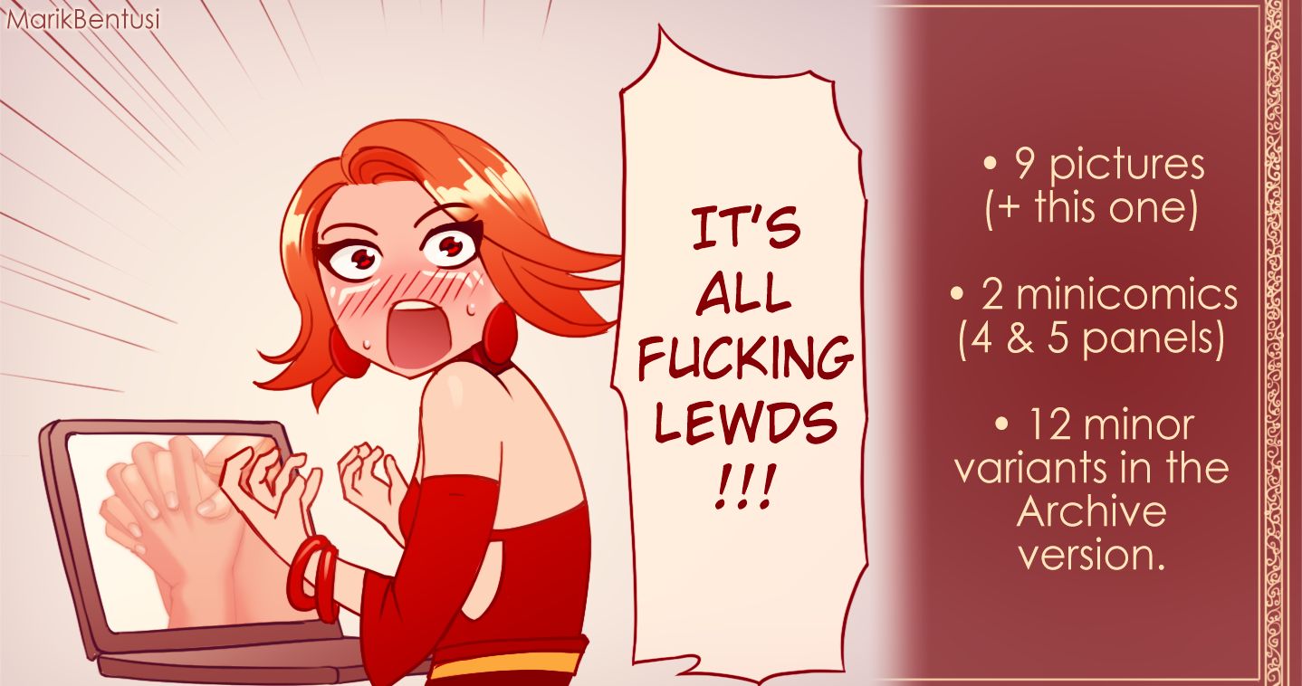 I drew a bunch of Lina Lewds! 