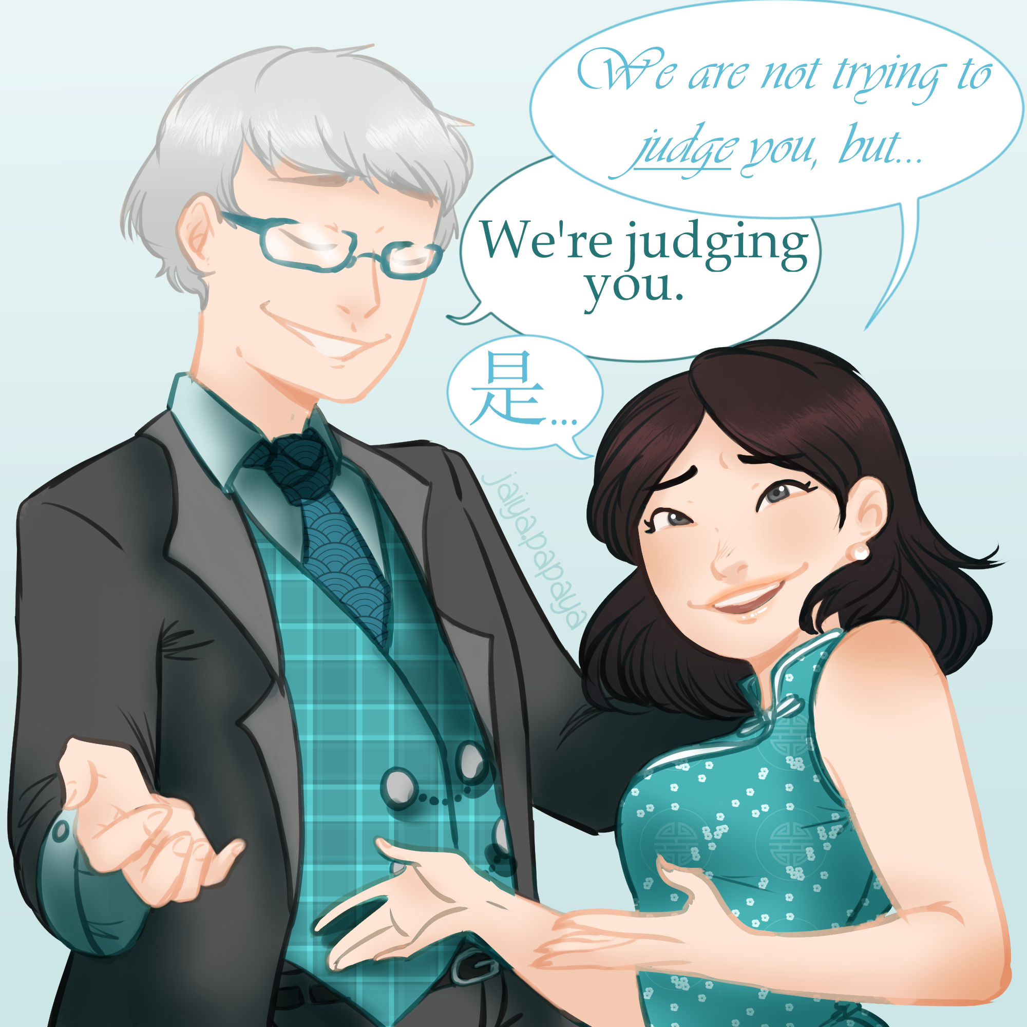 I drew the ISTJ avatar and the ISFJ avatar for the ISXJ meme contest ...