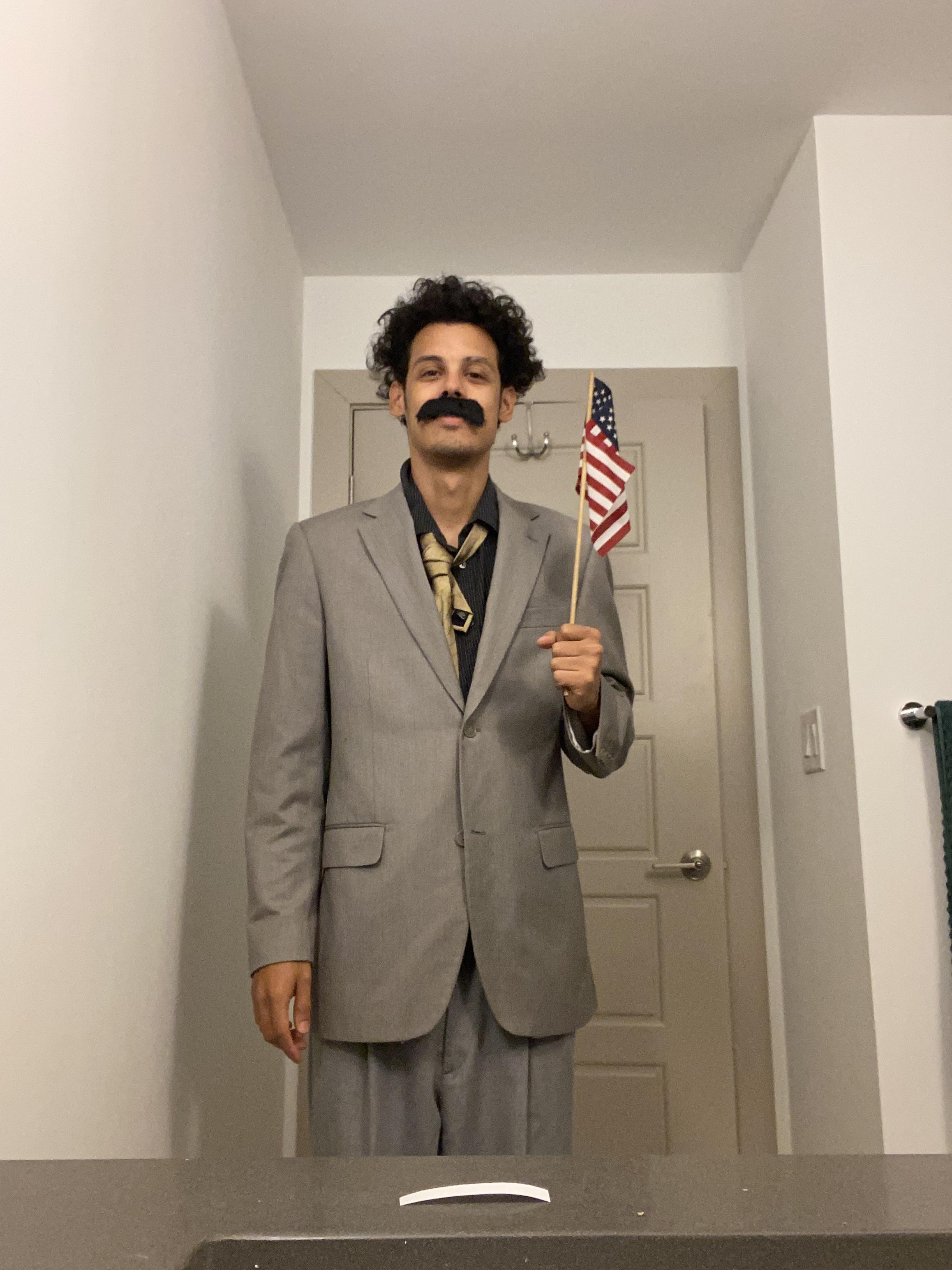 I Know Im Late But How Was My Borat Costume For Halloween Scrolller