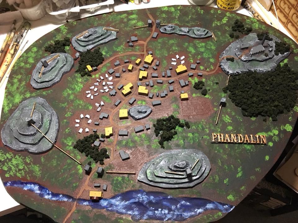 I Made A 3D Map Of Phandalin Out Of Insulation Foam Scrolller