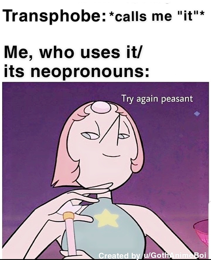 I made a neopronouns meme | Scrolller