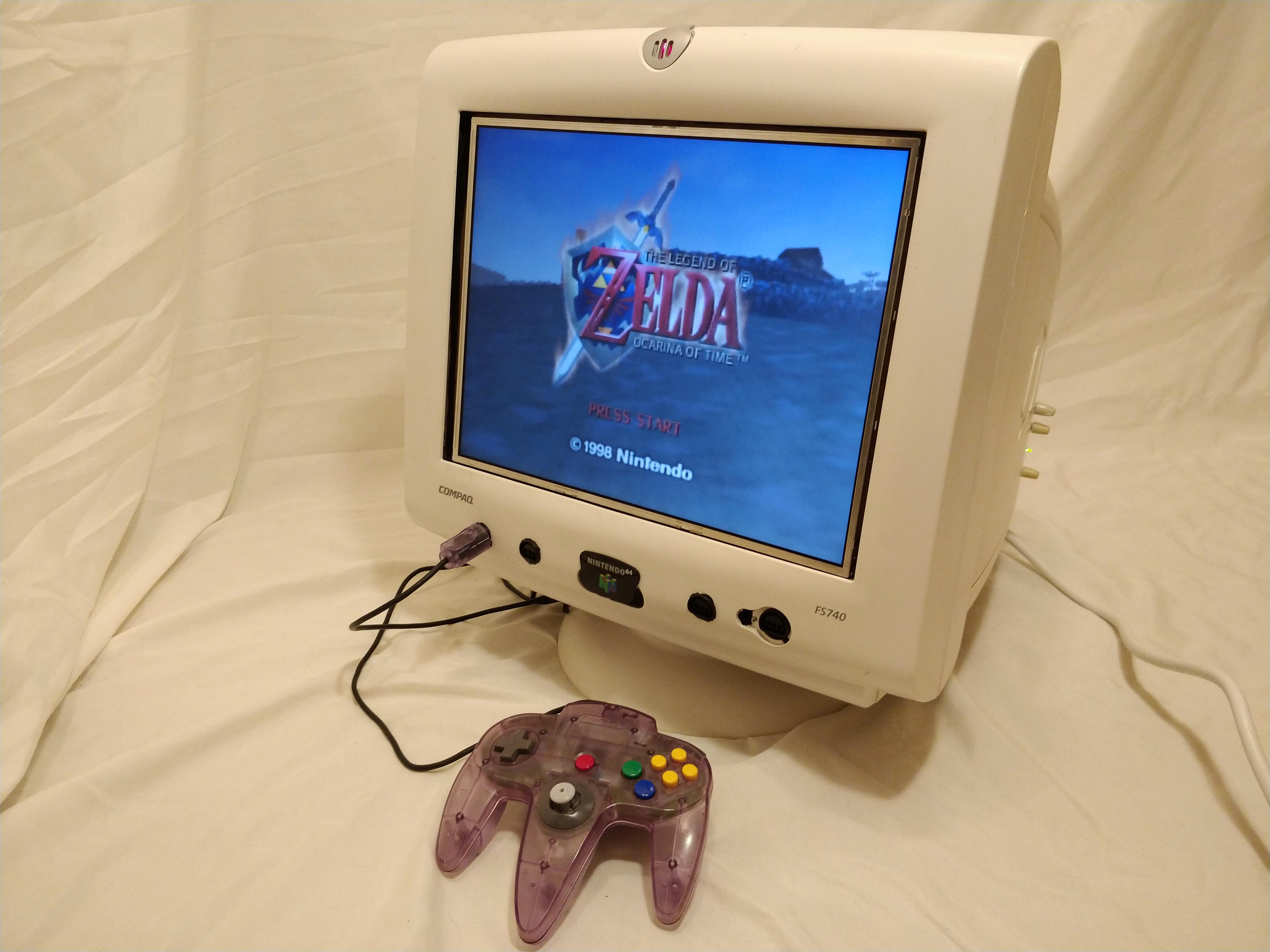 I put an N64 inside a CRT monitor housing | Scrolller