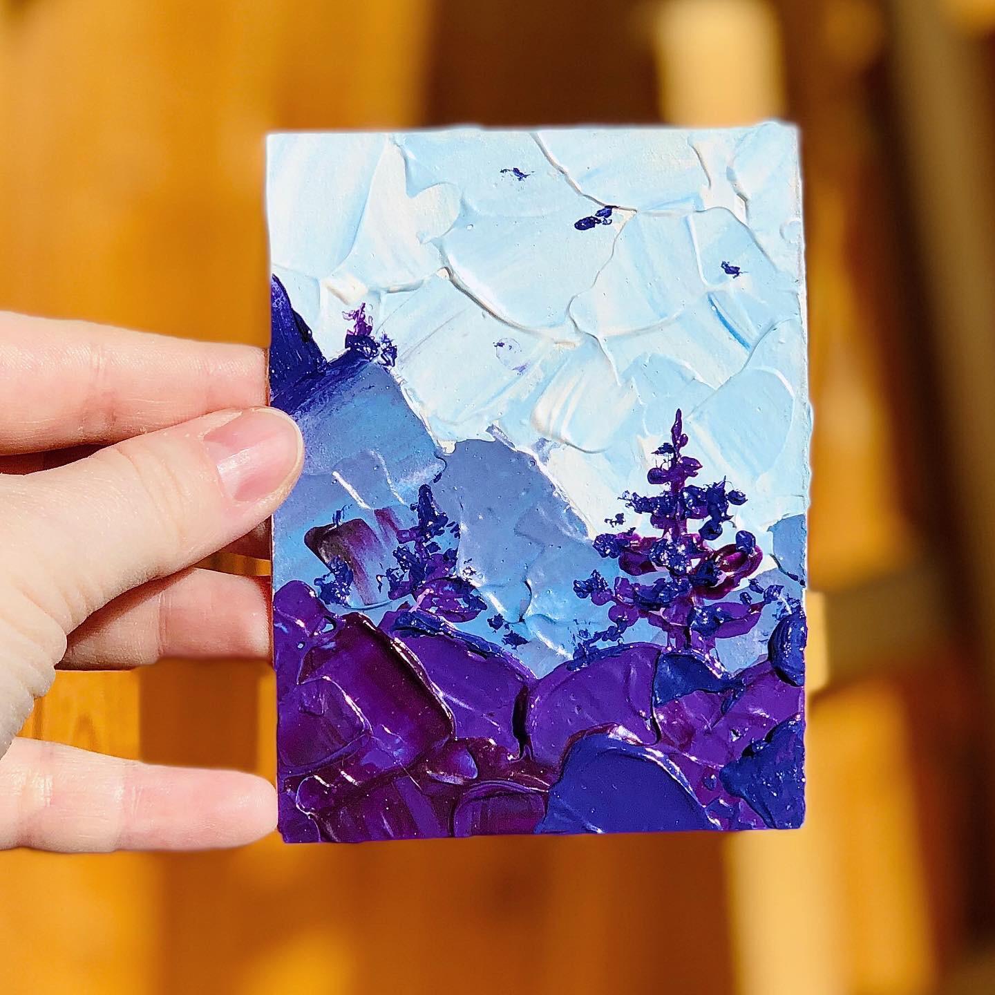 Impasto acrylic painting by me Scrolller