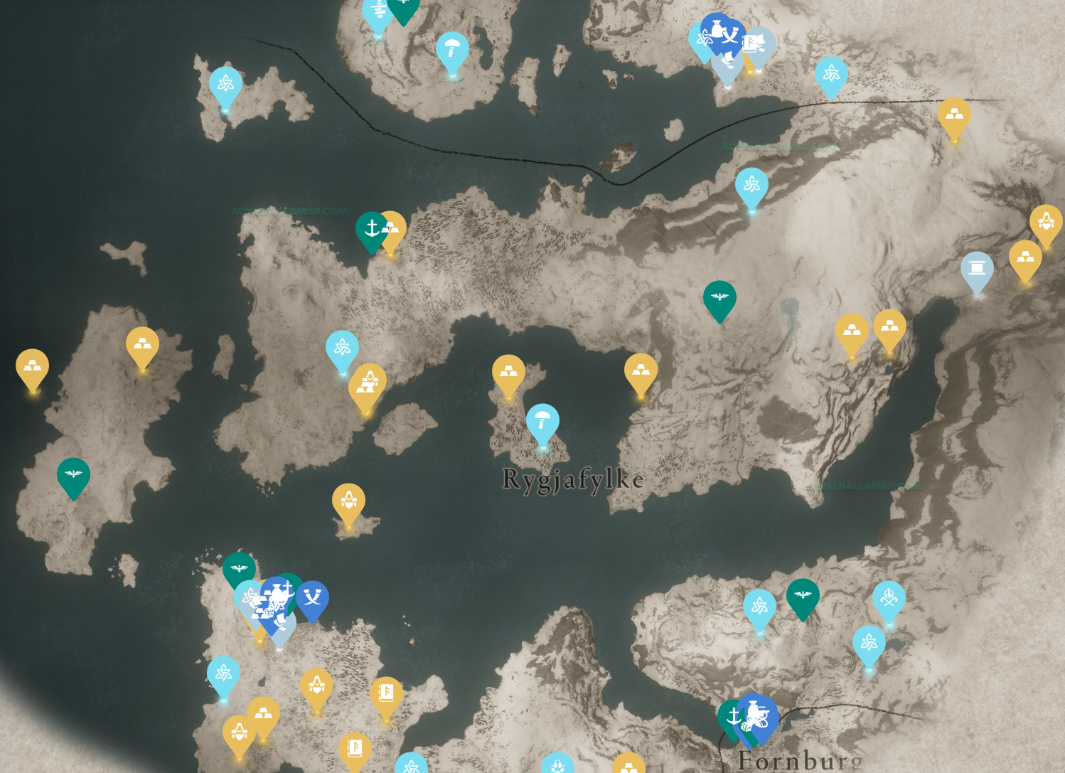 Interactive Map for Assassin's Creed Valhalla - link in comment | Scrolller