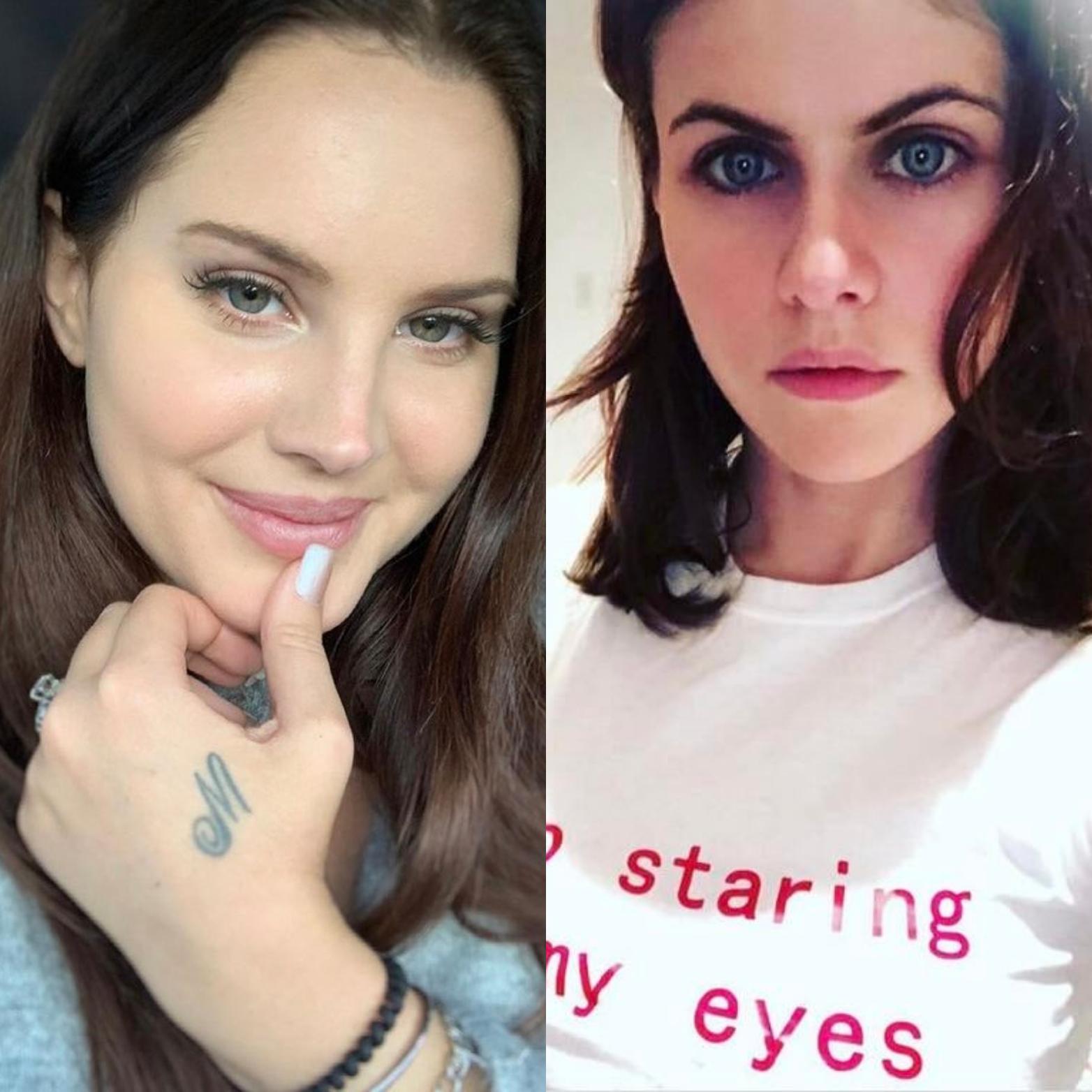 Alexandra Rey Is it just me, or could Lana Del Rey and Alexandra Daddario pass off as ...
