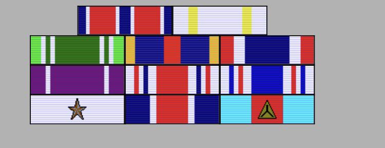 Tsgt Ribbon Rack Is this a normal rack for a TSGT (Old one asking for a friend) | Scrolller