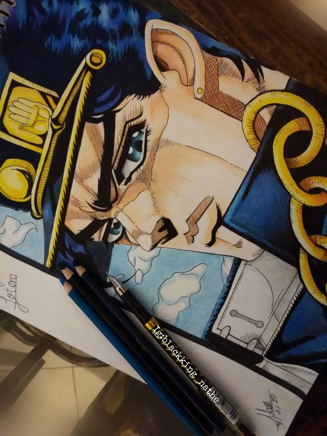 JJBA, Jotaro drawing | Scrolller