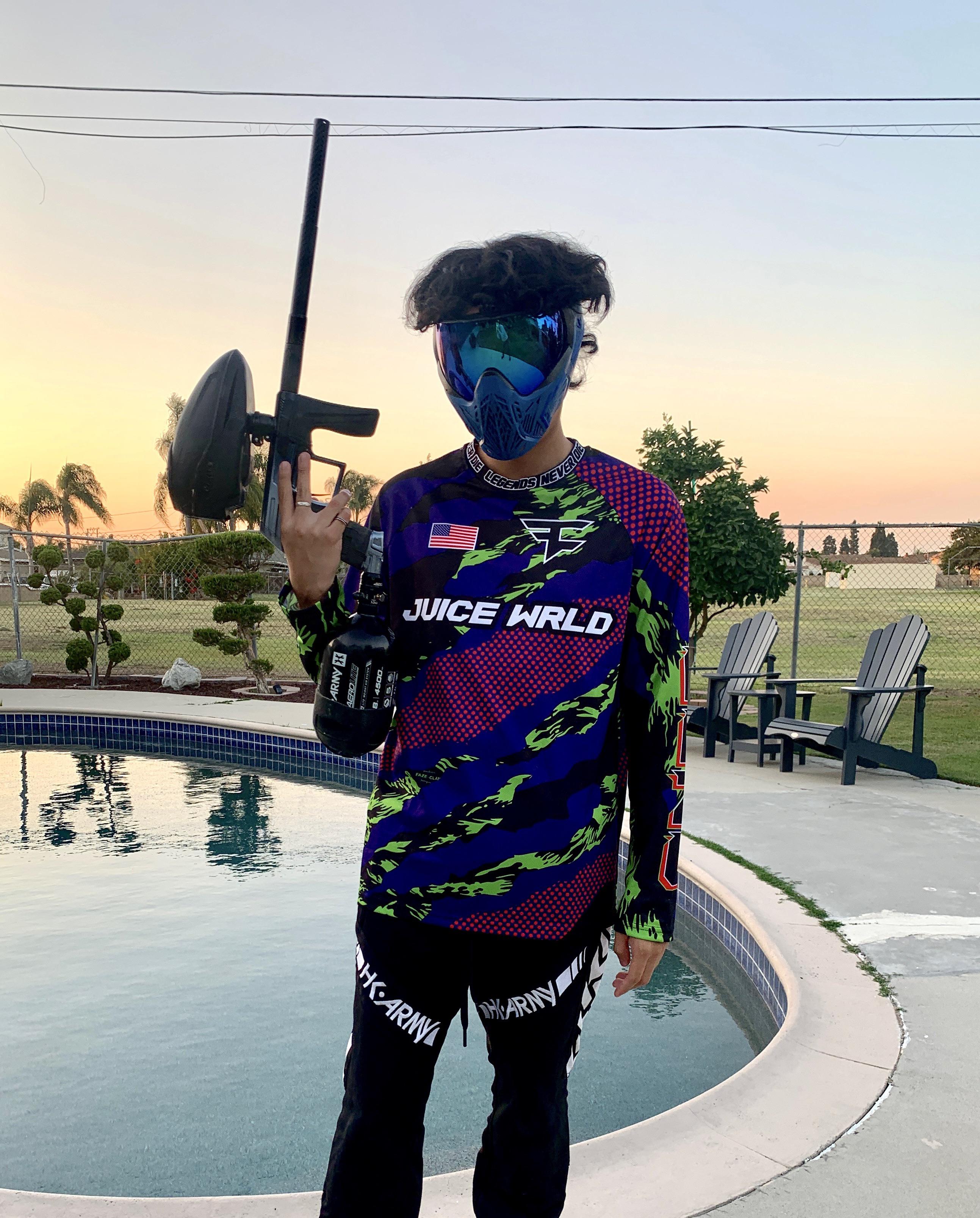 Juice Wrld X Faze Clan Paintball Jersey | Scrolller