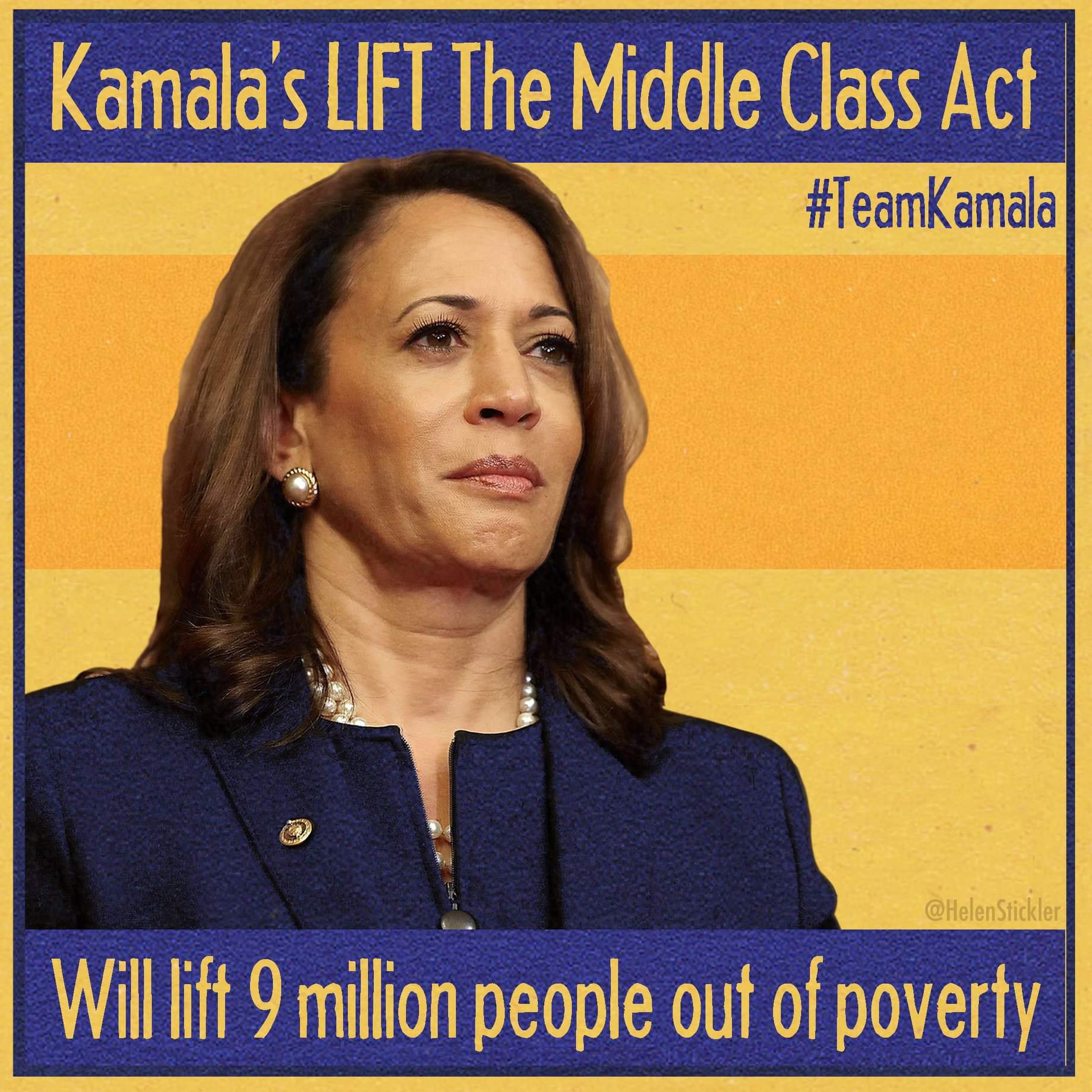 Kamala's LIFT The Middle Class Act will lift 9 million people out of ...