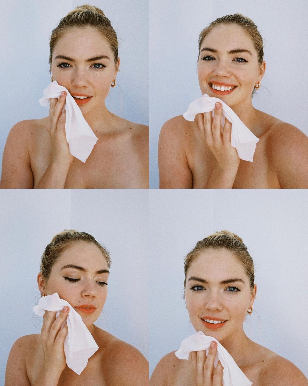 Kate Upton wiping off all the cum after an intense fan meet | Scrolller