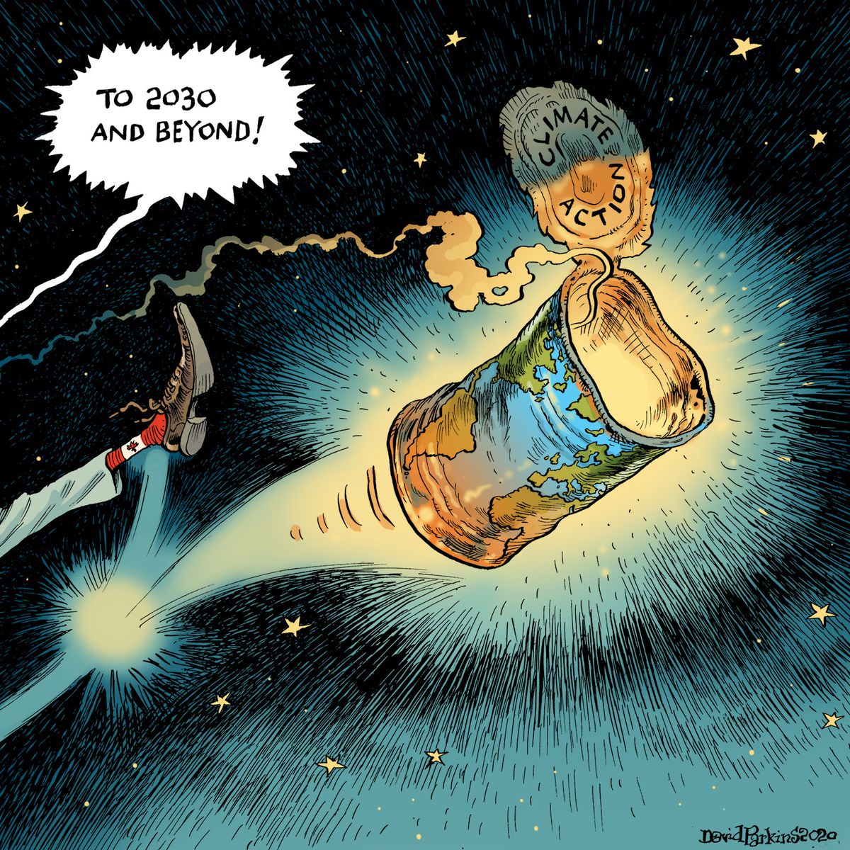 Kicking the Can Scrolller