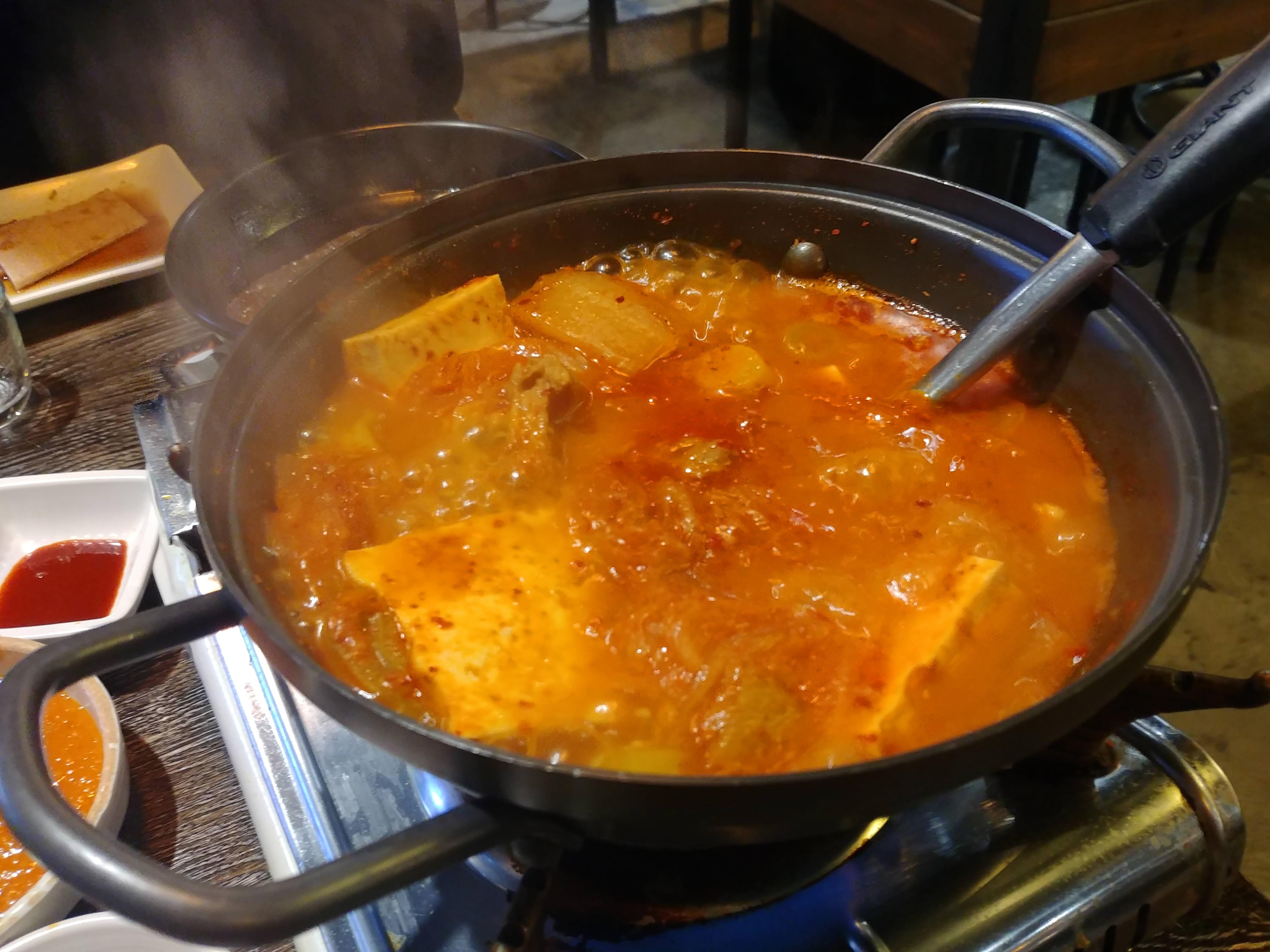 Kimchi stew is the best in Korea. Scrolller
