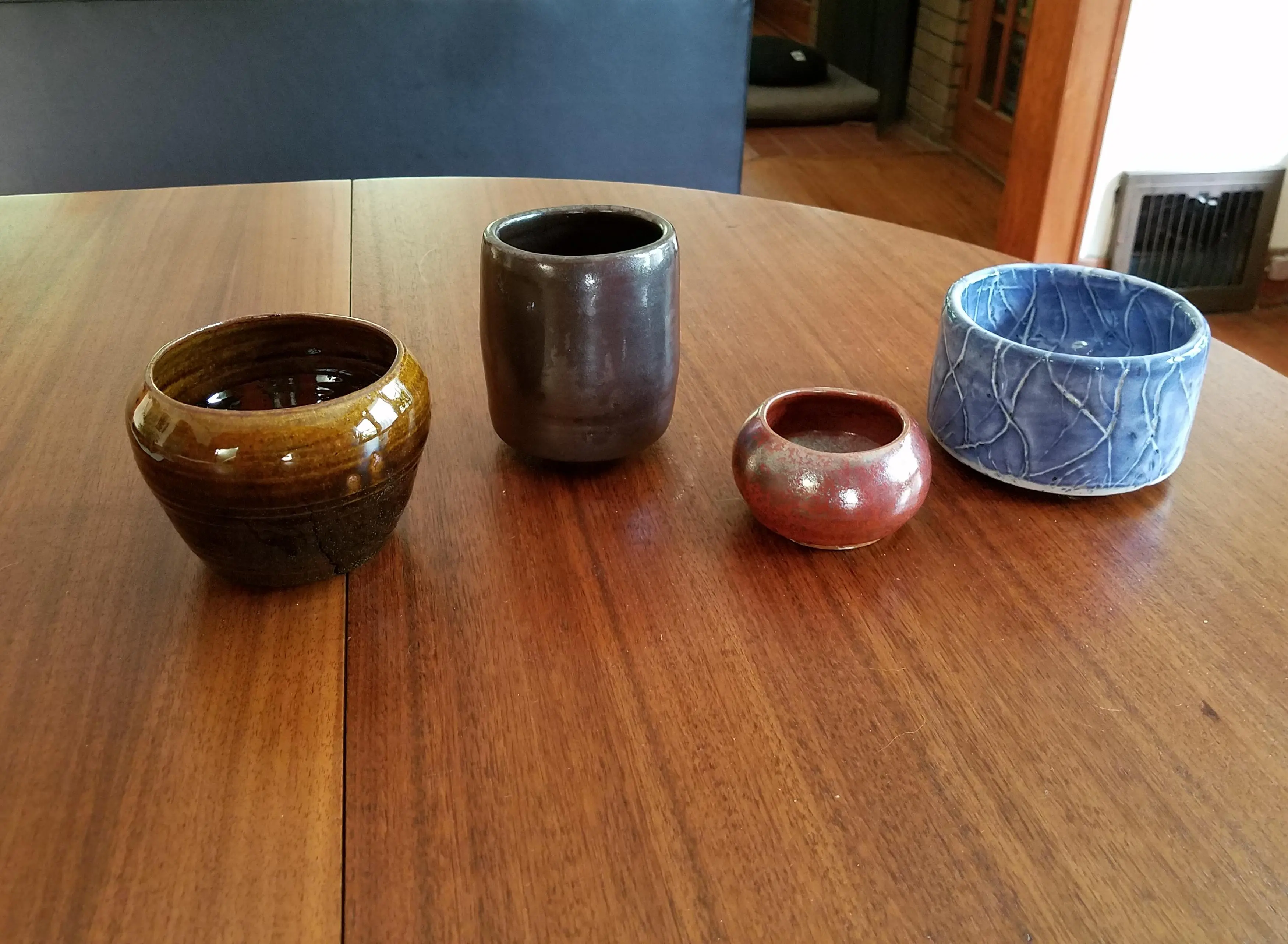 First Pots Last batch of pots from my first class. I've lived with anxiety and ...