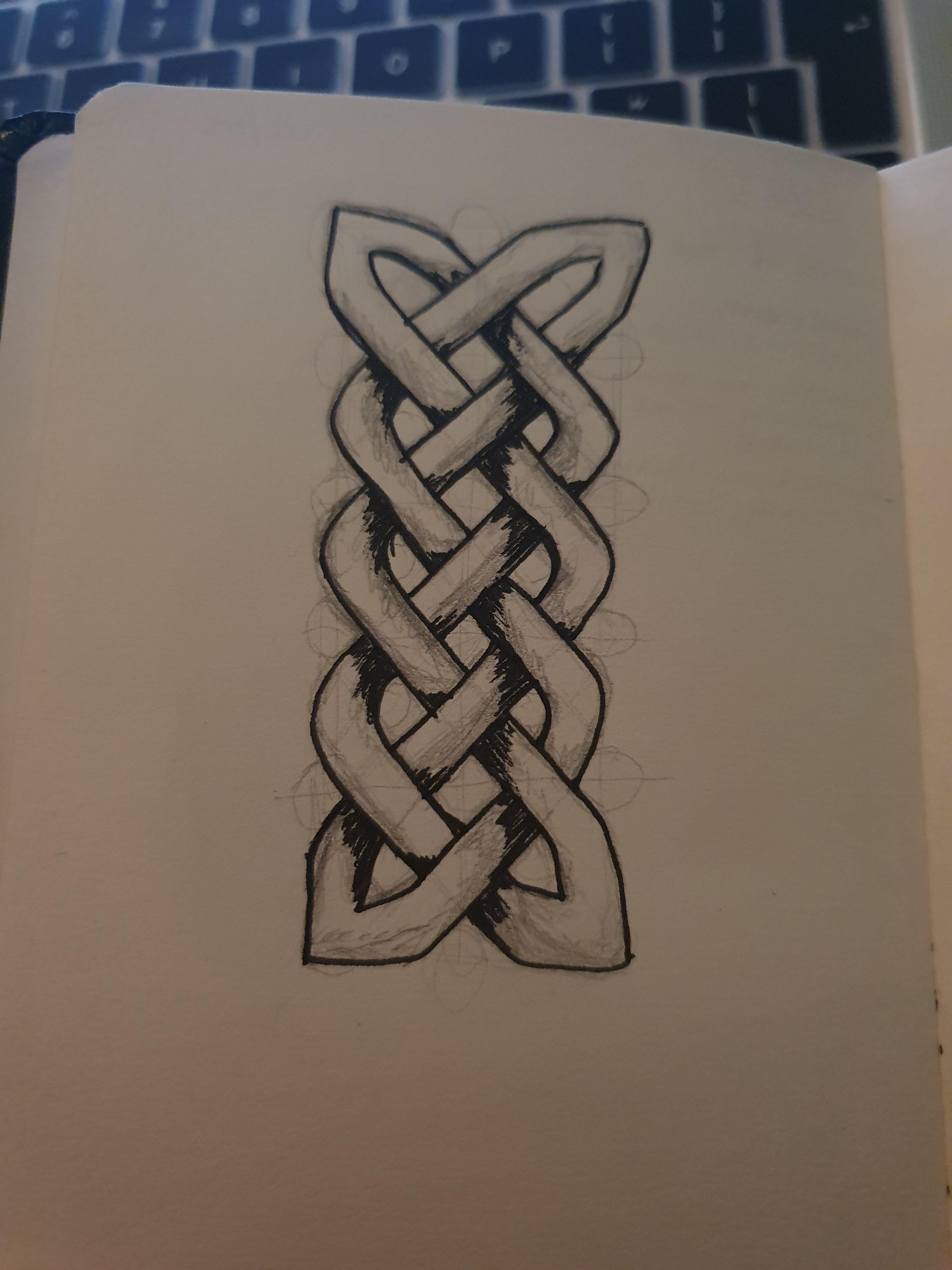 Learnt to do a celtic knot | Scrolller