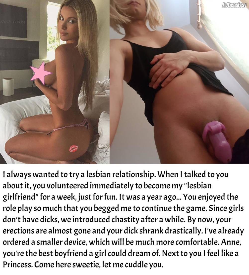 Chastity feminization captions