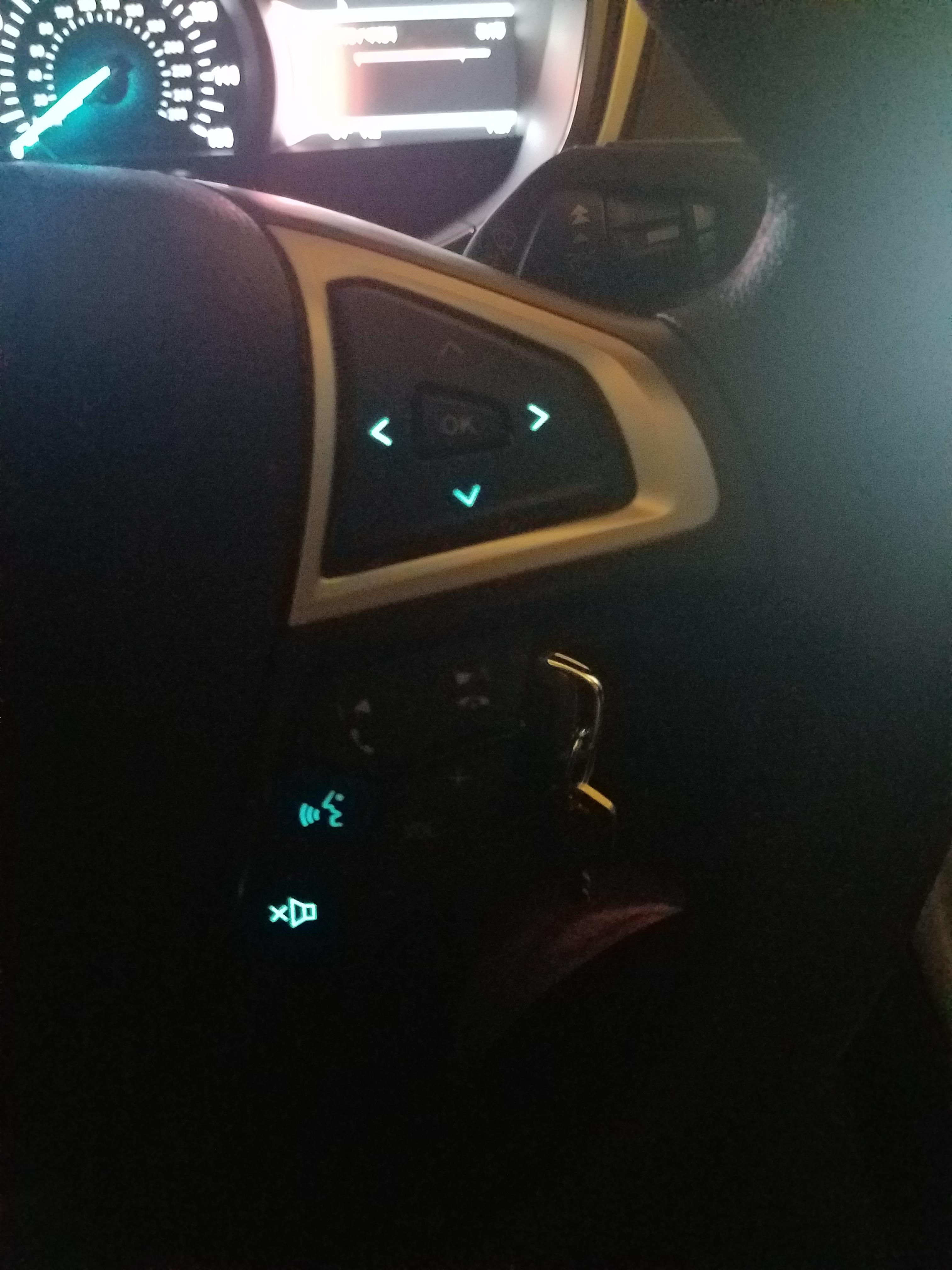 Lights on some steering wheel controls not working, 2013 Fusion SE. Is