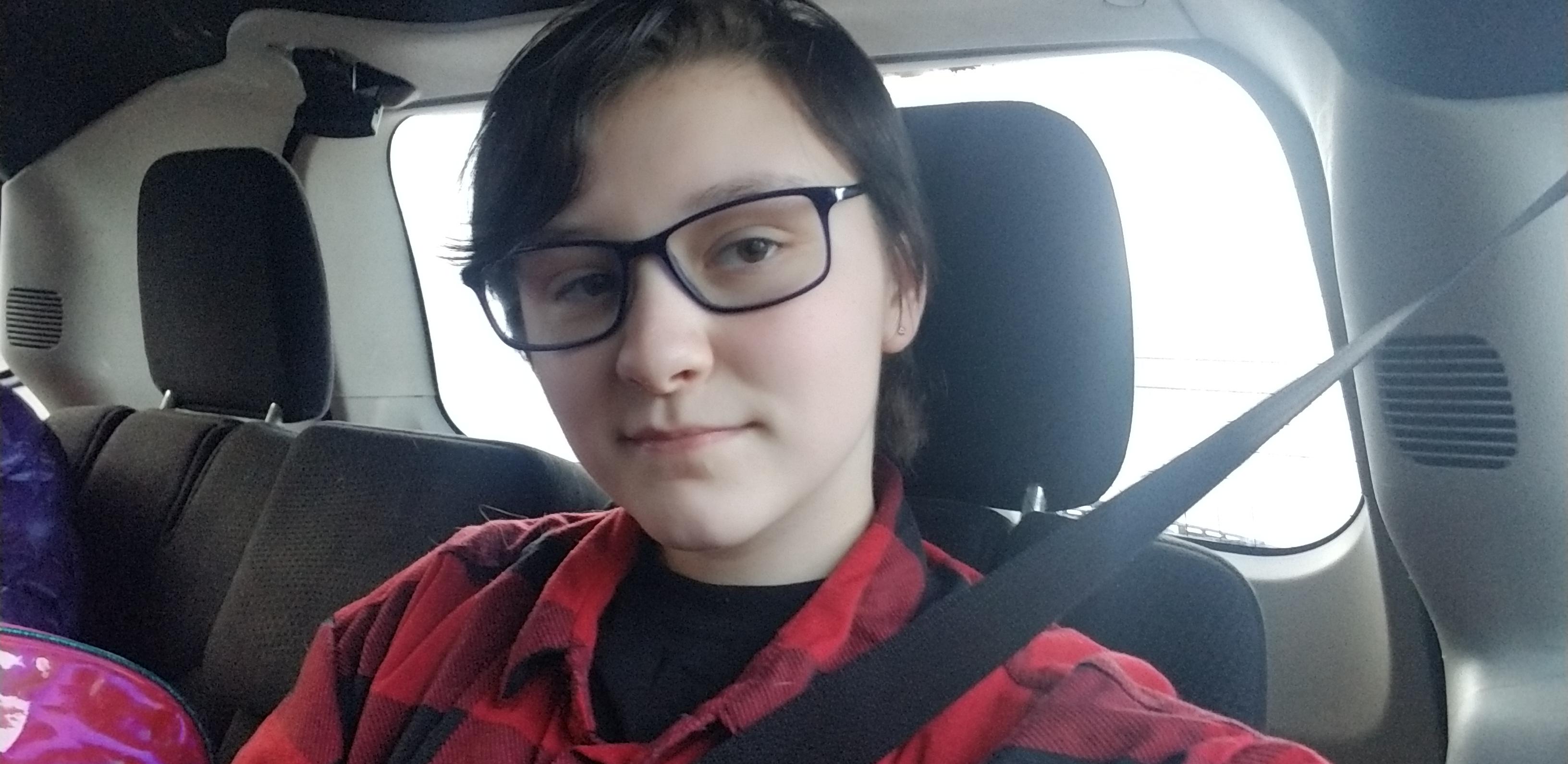 Local trans boy rocking some plaid! Scrolller