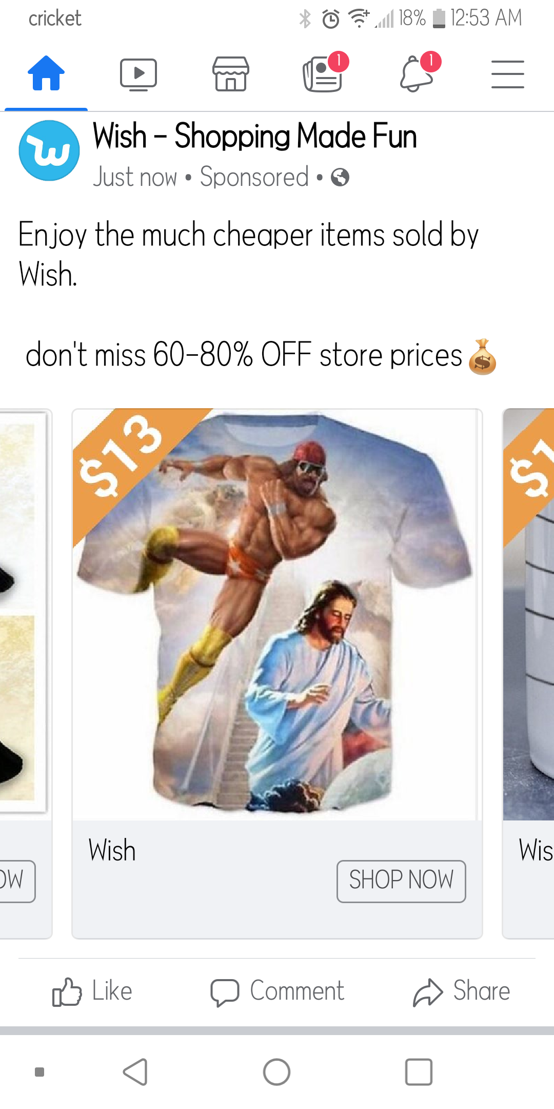 Macho Man elbow dropping Jesus??? Scrolller
