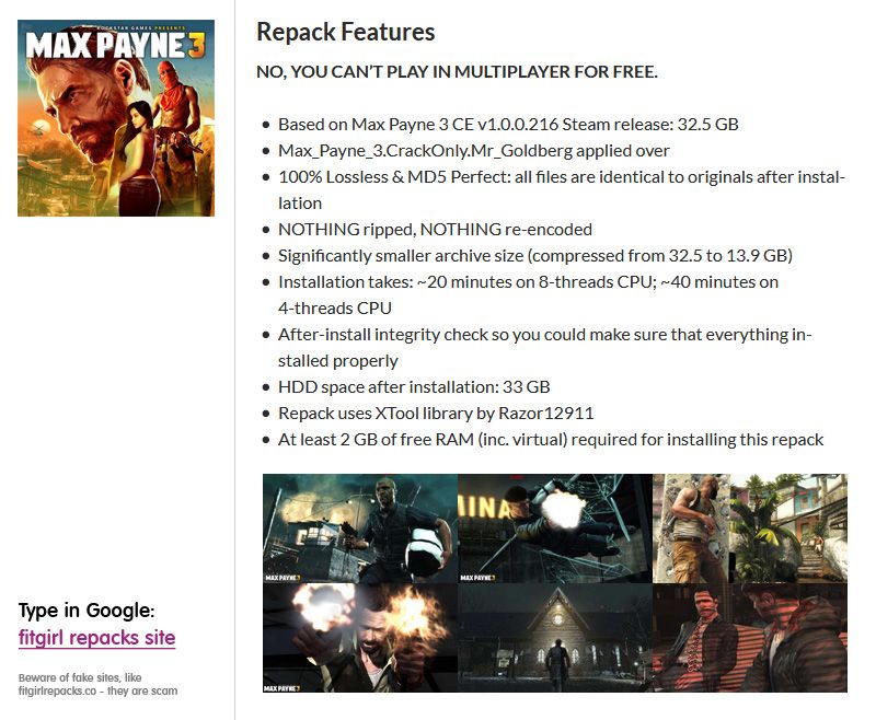 Max Payne 3: Complete Edition (v1.0.0.216 + All DLCs, MULTi10) [FitGirl ...