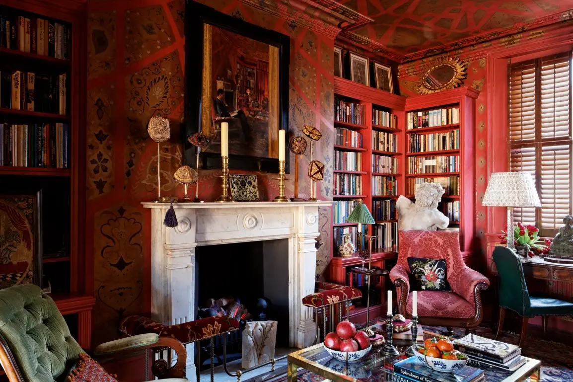 Mayfair apartment library designed by Alidad [1154x1732] | Scrolller