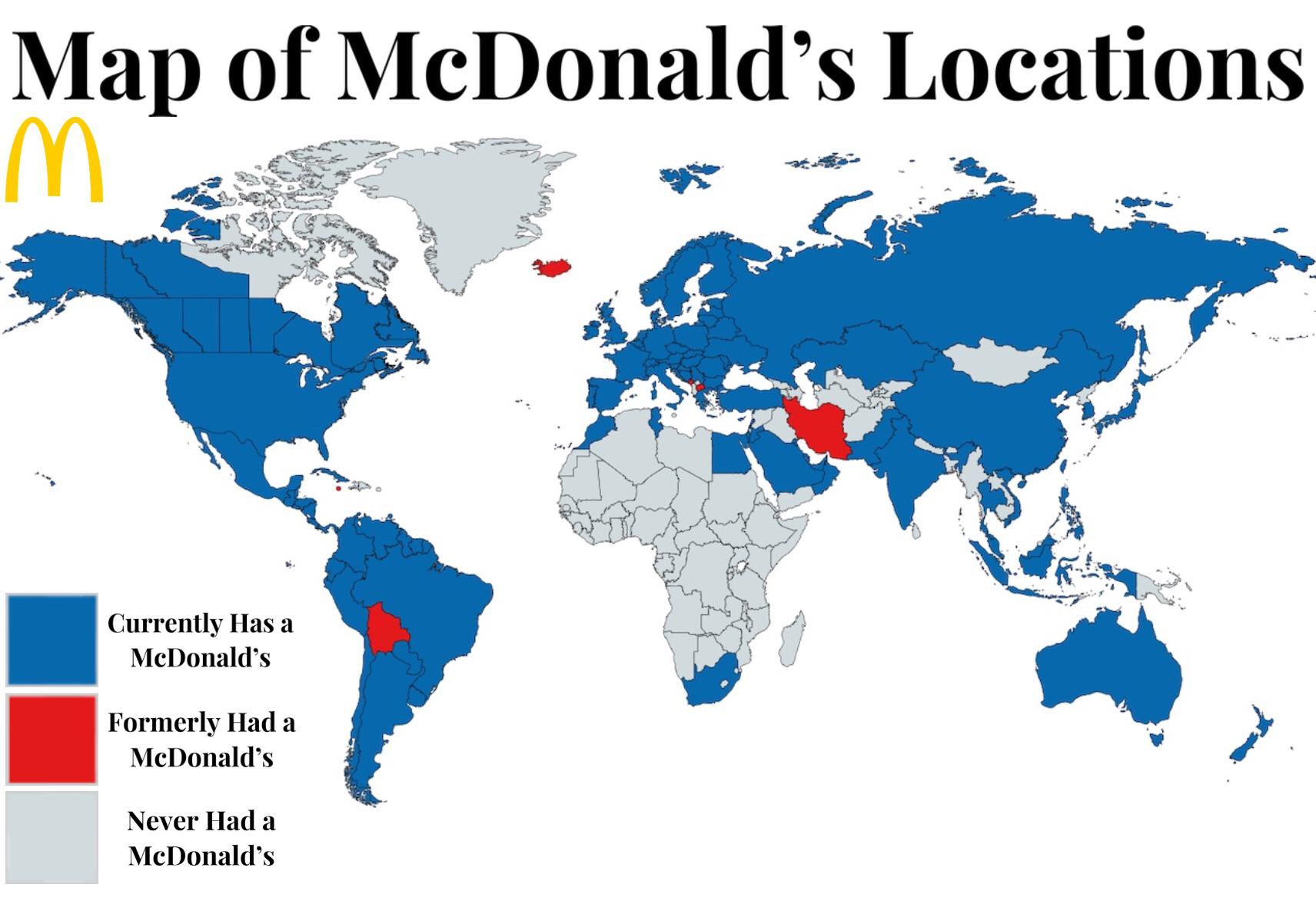 McDonald’s Locations Map | Scrolller
