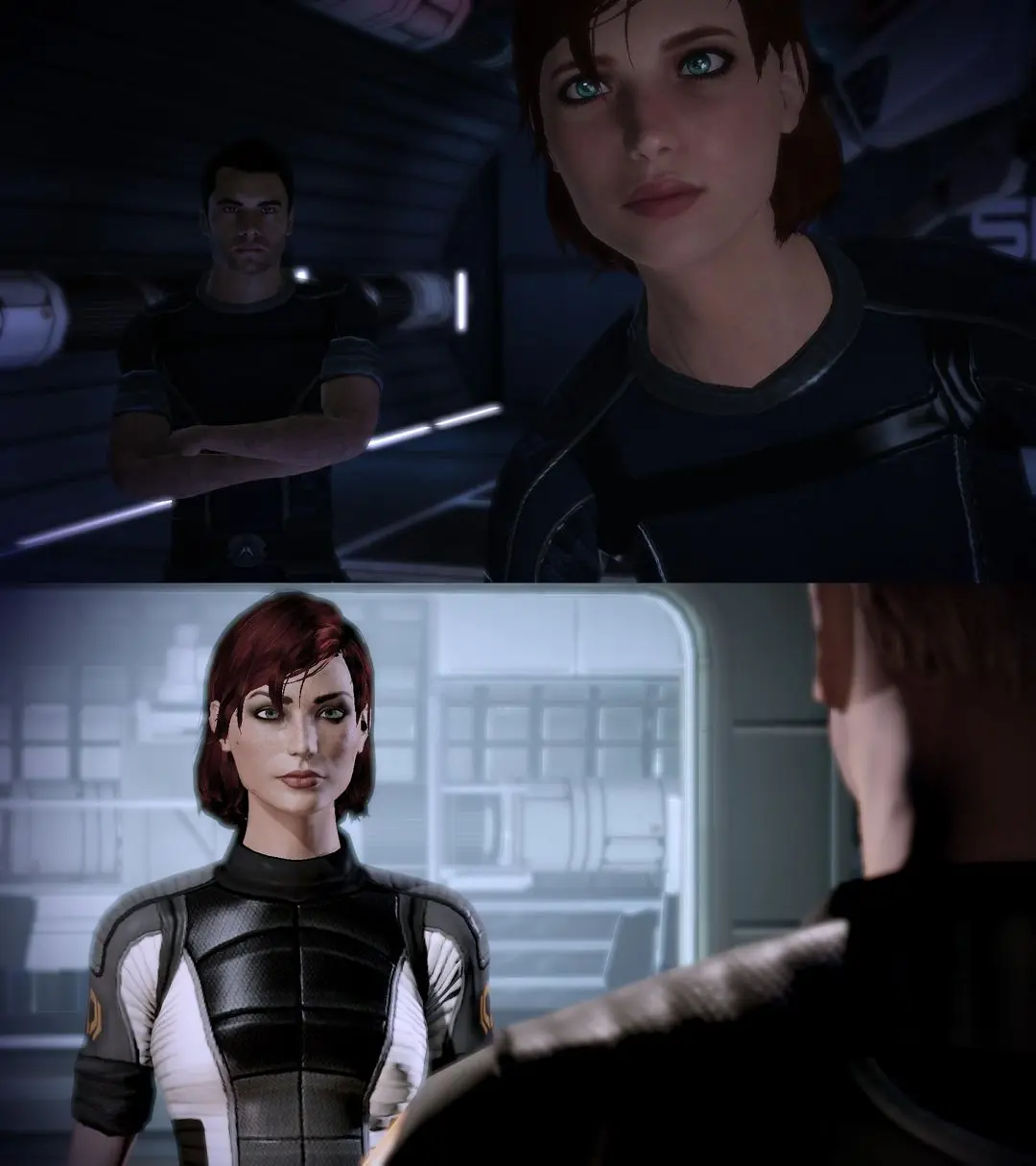 ME3's Default Femshep appearance is now playable in all three titles in the trilogy with the release of Femshep Appearance Consistency Project for Mass Effect 2 made by Anshela