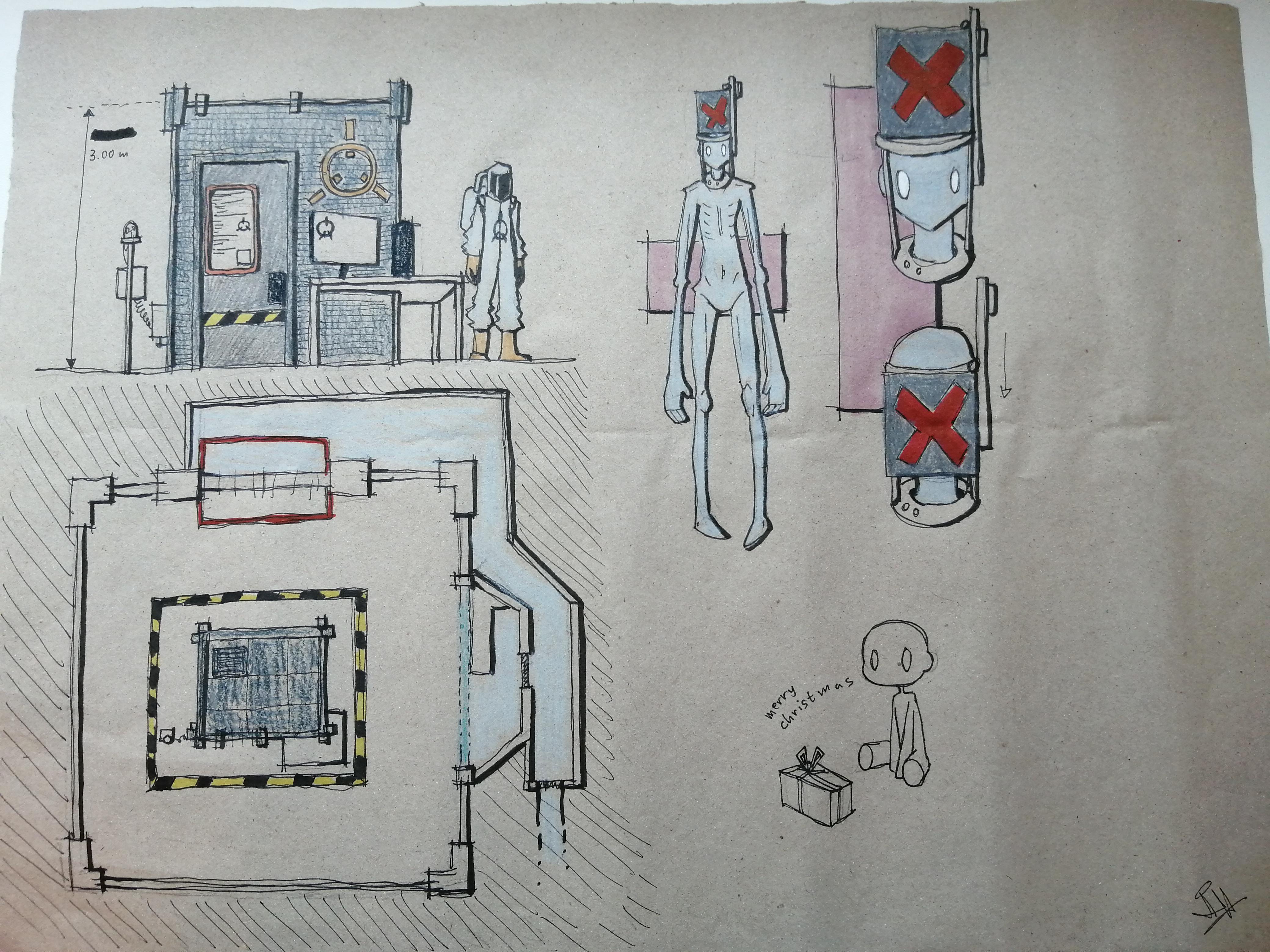 Scp Box Merry christmas everyone! I made a present for scp 096 along with ...