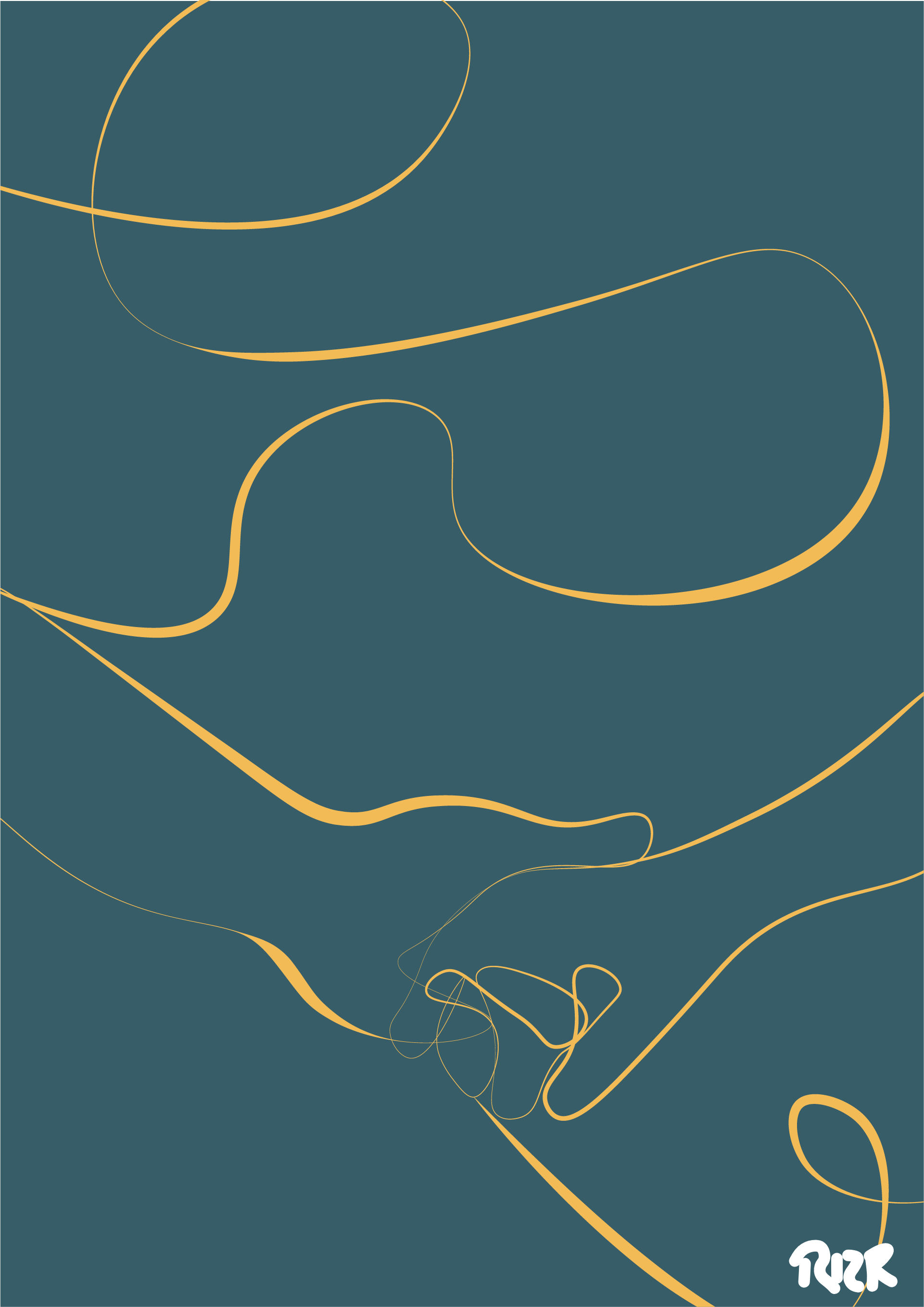 Minimalist illustrations of folklore: invisible string | Scrolller