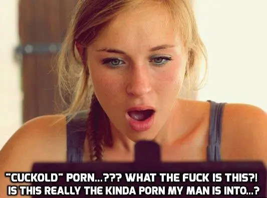 Cuckold captions featuring white and asian women in lingerie and bikinis with men
