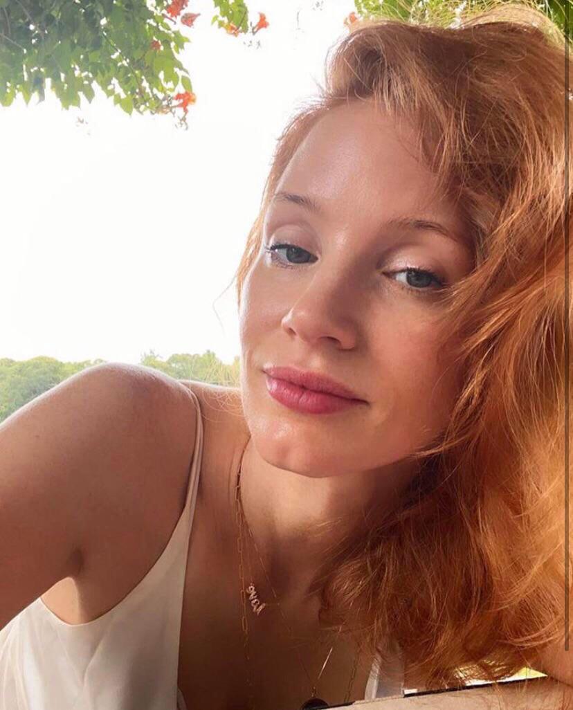 Mommy Jessica Chastain Discovers You Jerking Off Over Her Panties She Bites Her Lip And Bends 